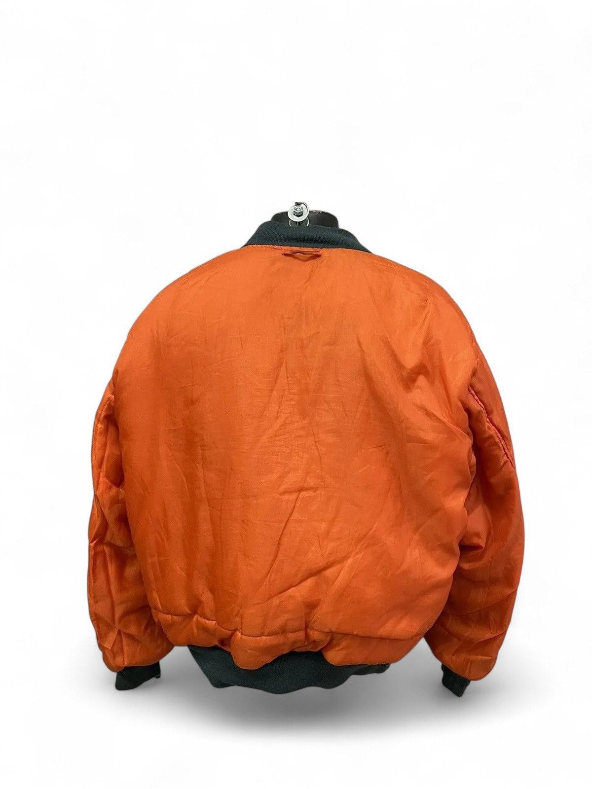 Alpha Industries Vintage Blue MA-1 Bomber Jacket Military Y2K Style Size US L / EU 52-54 / 3 - 13 Thumbnail