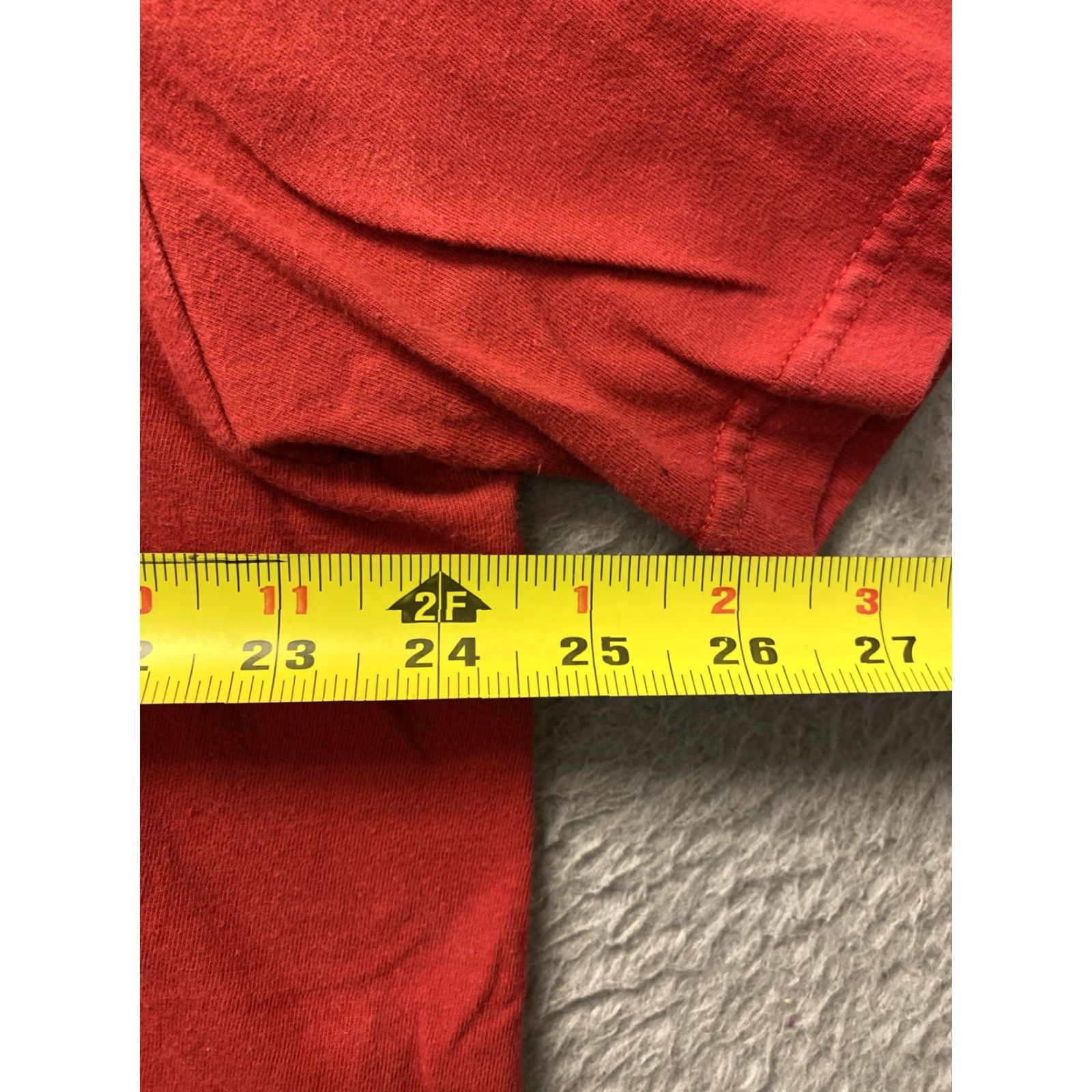 Nike Nike Dri-FIT Shirt Mens 2XL Red Athletic Short Sleeve Crew Neck Casual Size US XXL / EU 58 / 5 - 5 Thumbnail