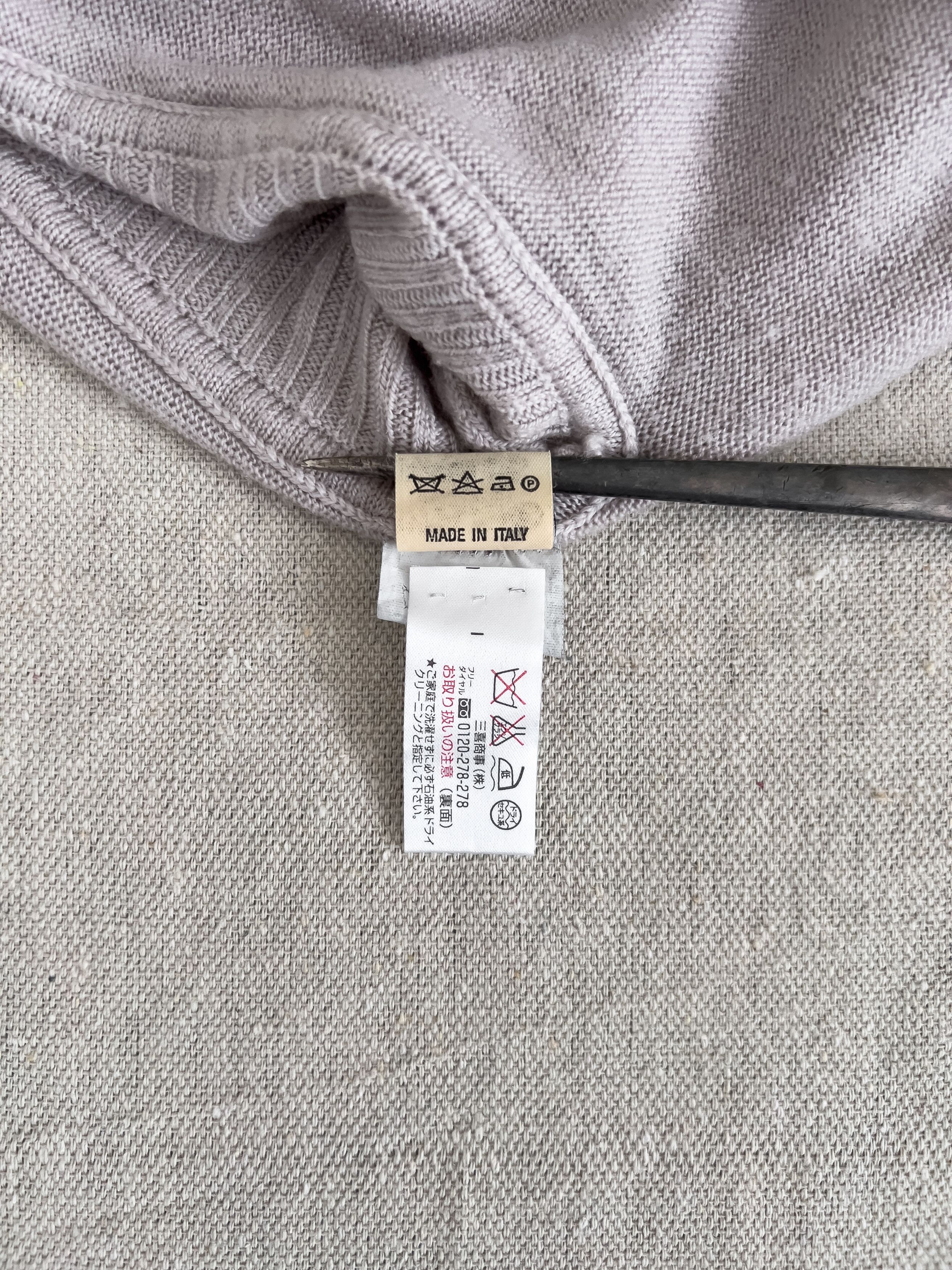 Rick Owens FW03 ‘TRUCKER’ Runway Off-Shoulder Wool Knit Size S / US 4 / IT 40 - 11 Thumbnail