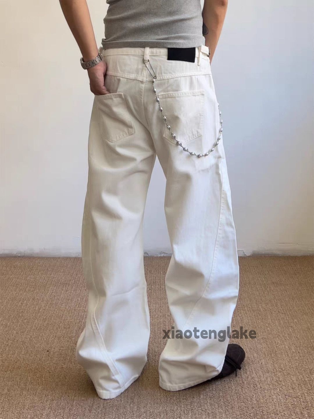 Vintage xz vintage wide Leg loose hiphop flared y2k pants Size US 30 / EU 46 - 1 Thumbnail