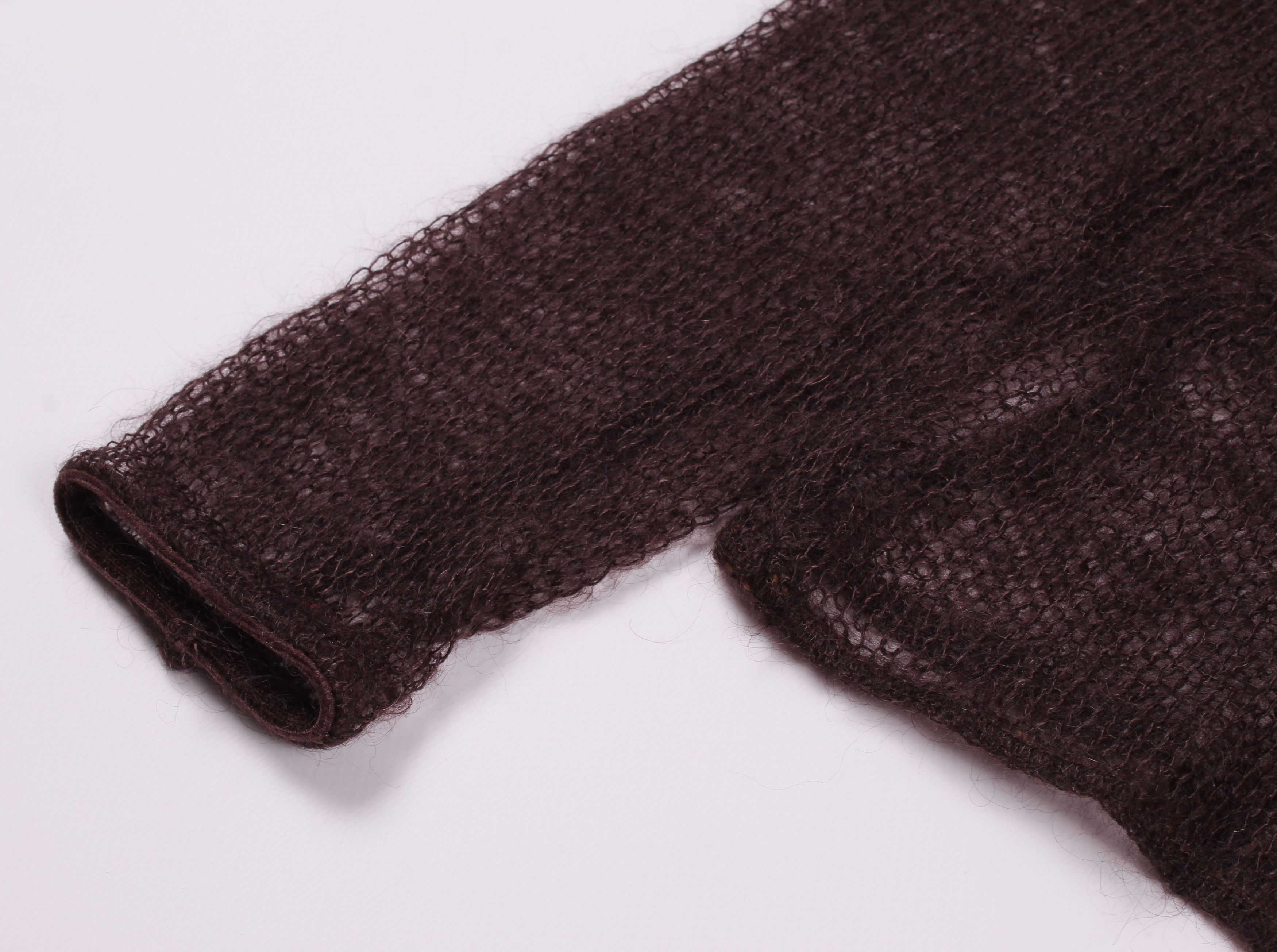 Pinko × Vintage Vintage Rare PINKO Y2K Net Knit Mohair Grunge Sweater Jumper Size S / US 4 / IT 40 - 4 Thumbnail
