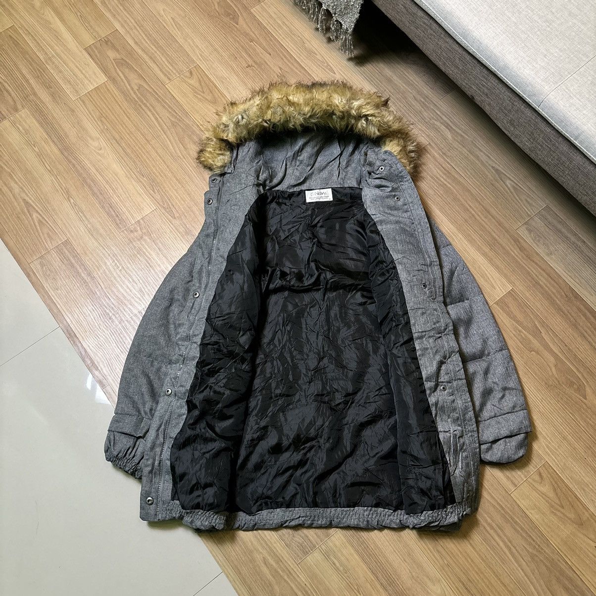 If Six Was Nine × Japanese Brand × Le Grande Bleu (L.G.B.) Navy Fur jacket down puffer IfSixWasNine LGB Style japan Size US L / EU 52-54 / 3 - 4 Thumbnail