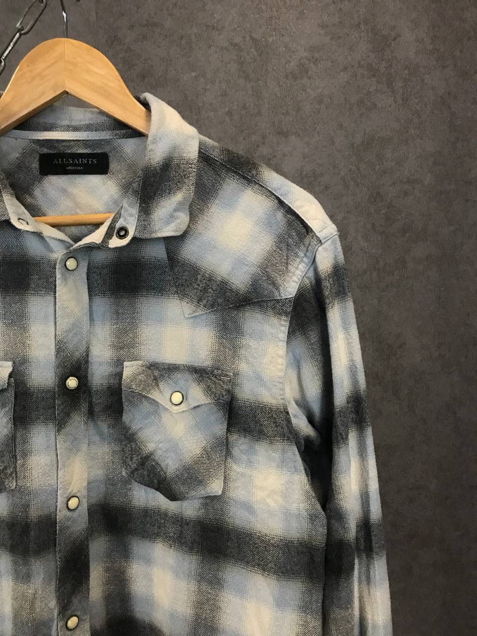 Allsaints Allsaints designer flannel shirt Size US M / EU 48-50 / 2 - 2 Thumbnail