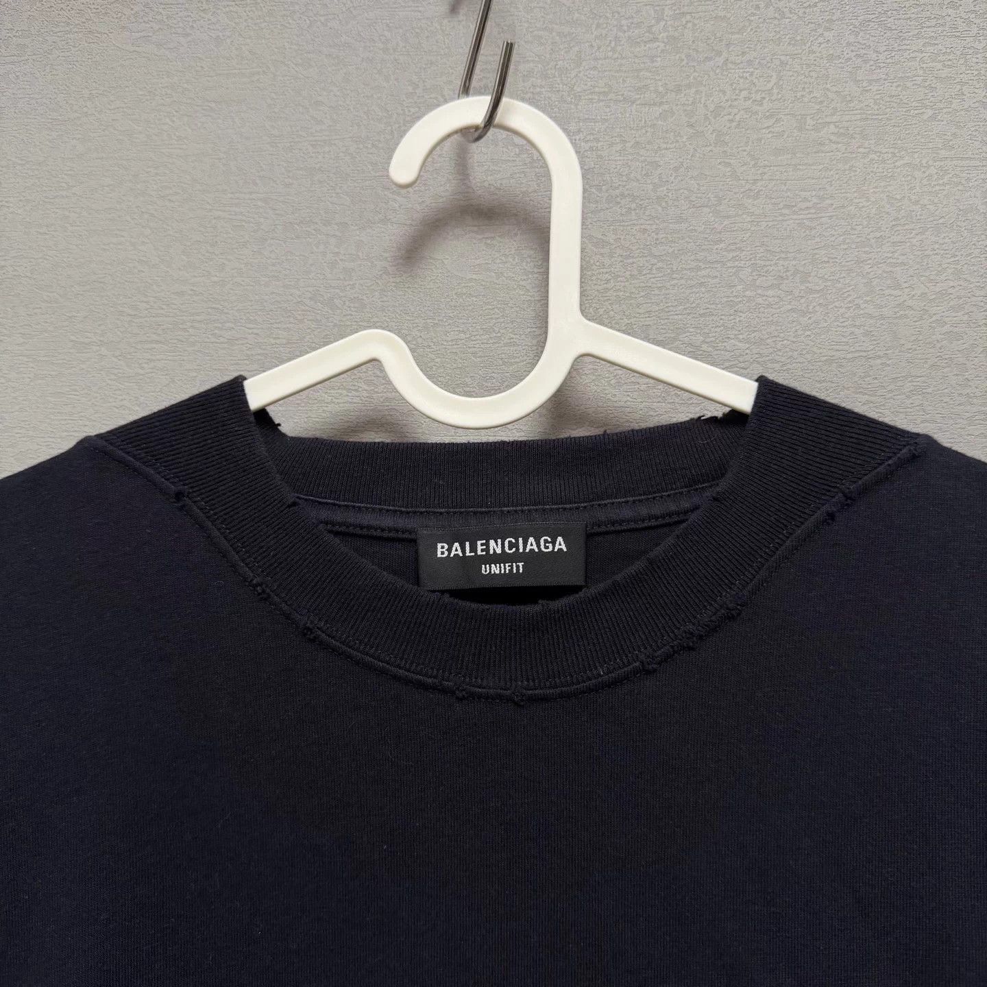 Balenciaga Balenciaga NO COMMENT logo tee distress blue XS 9.99N W1 UW Size US XS / EU 42 / 0 - 3 Thumbnail