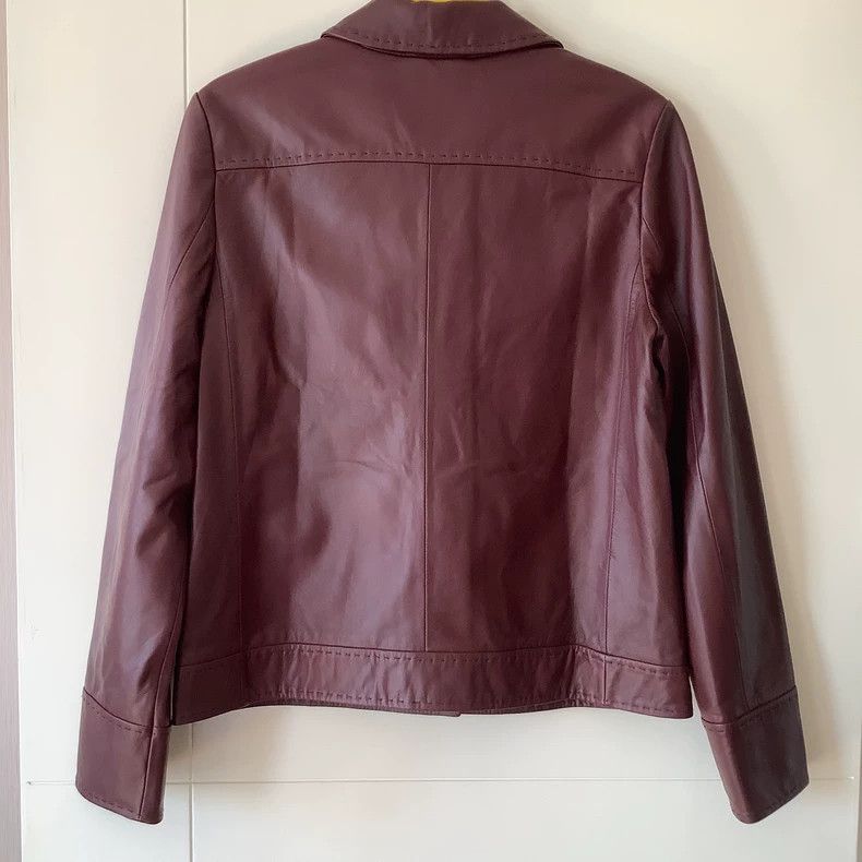Max Mara Max Mara Women's jacket in reddish-brown sheepskin Size M / US 6-8 / IT 42-44 - 2 Thumbnail