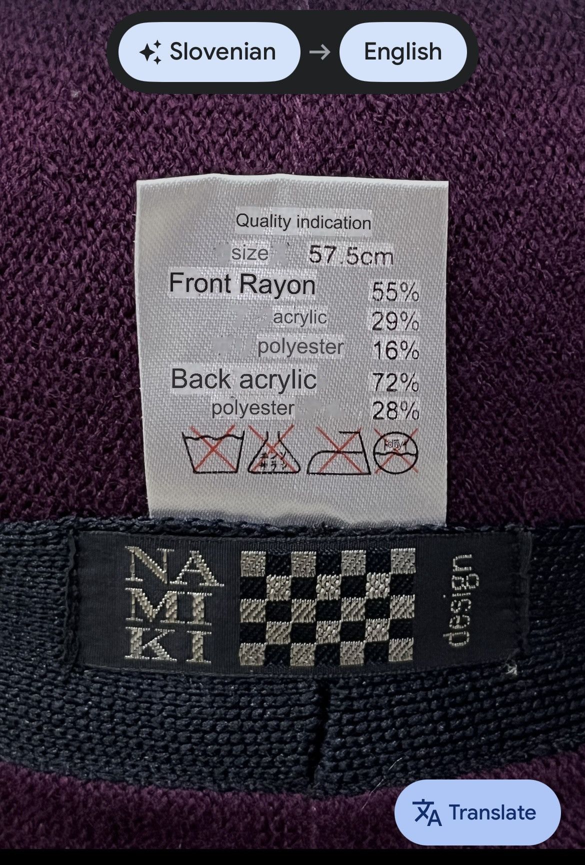 Japanese Brand Vintage Namiki Design Crochet Knit Velvet Bucket Hat Size ONE SIZE - 7 Thumbnail