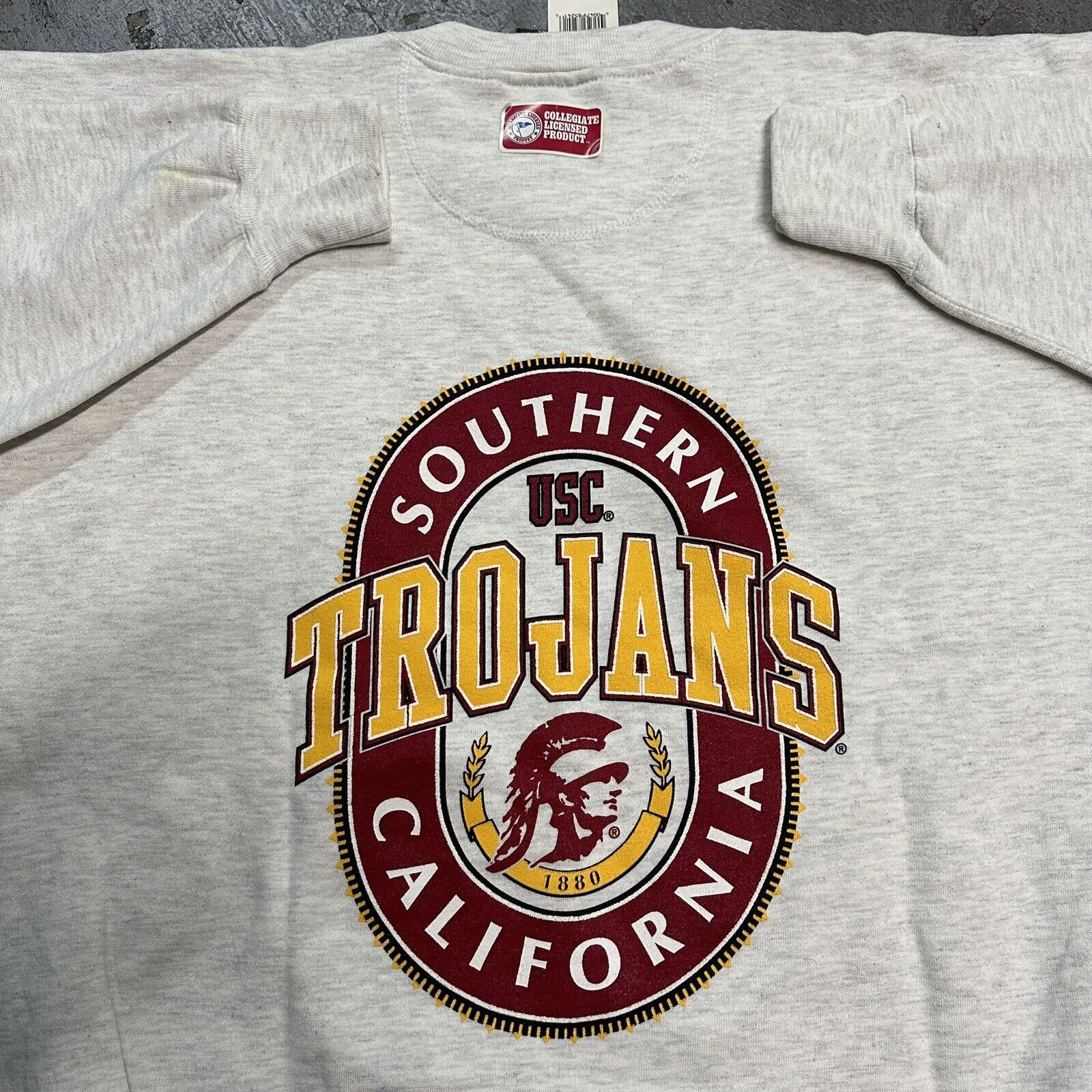 NWT Vintage 90s USC Trojans Sweatshirt XL NCAA Collegiate