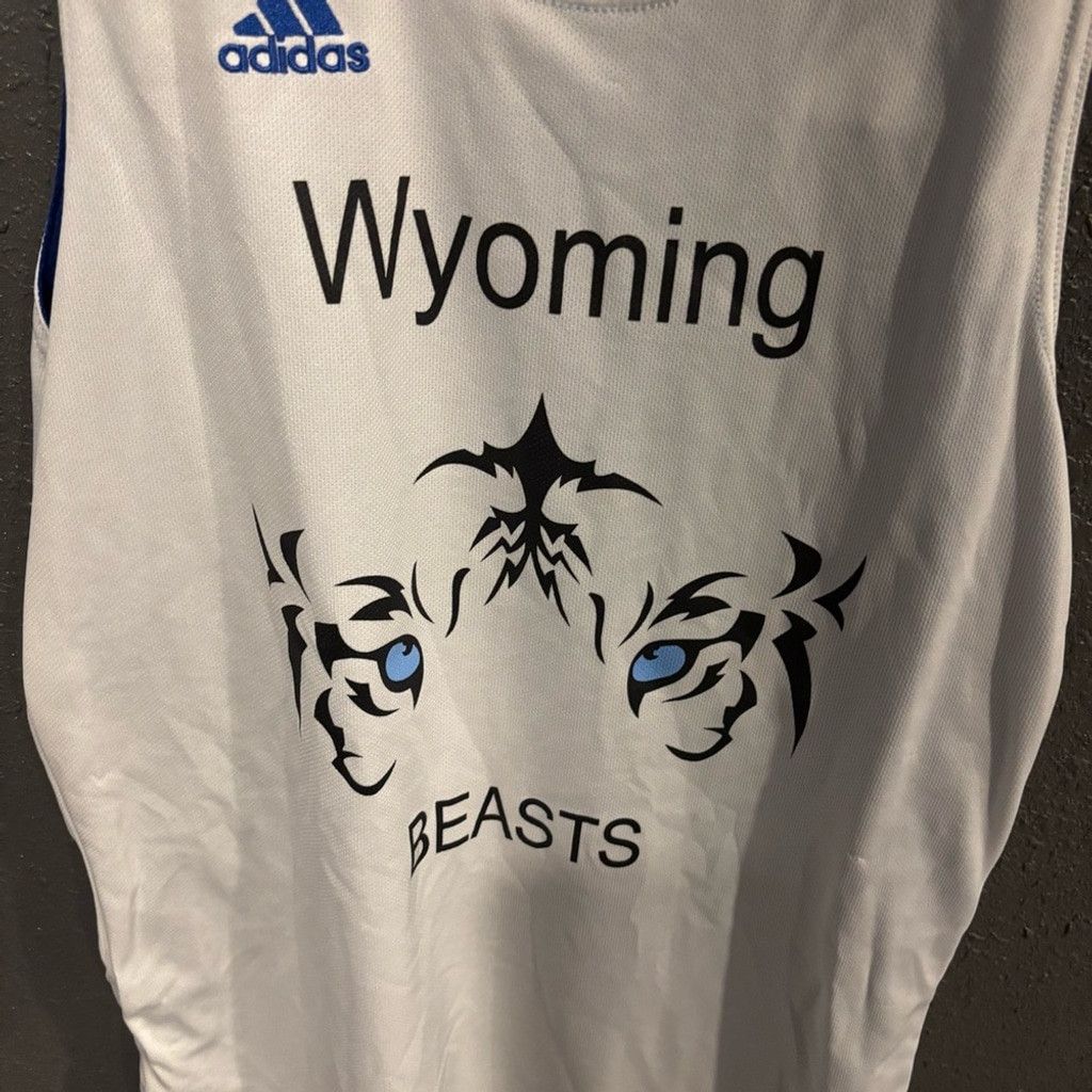 Adidas Adidas Wyoming Beasts Reversible Tank Top Jersey Size US M / EU 48-50 / 2 - 2 Thumbnail