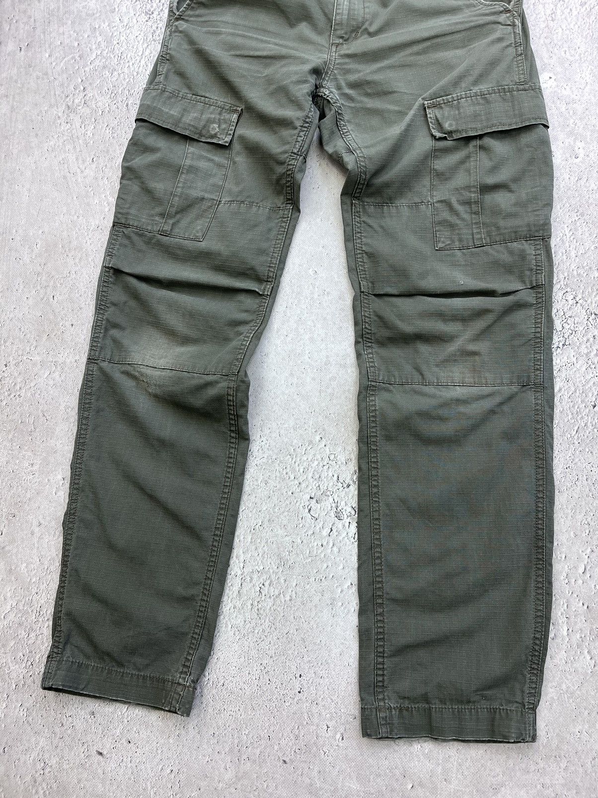 Carhartt × Vintage Vintage Carhartt Cargo Pants Thrashed Travis Scott Style Size US 29 - 2 Thumbnail
