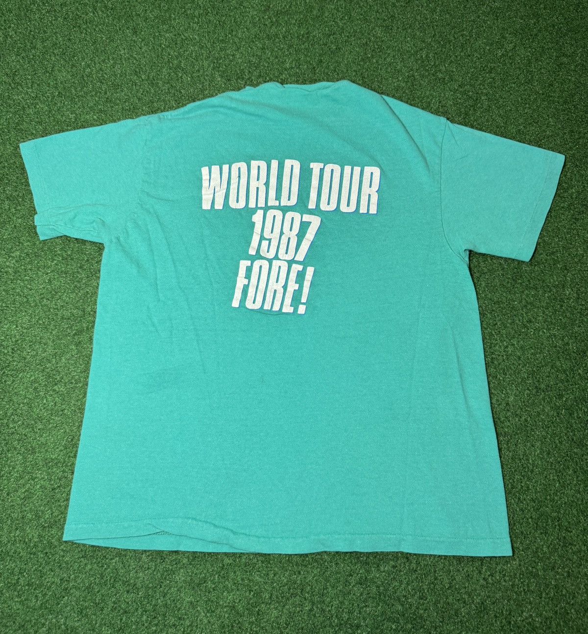 Band Tees Vintage Huey Lewis And The News XS 80s Concert Tour T Shirt Size US XXS / EU 40 - 2 Thumbnail
