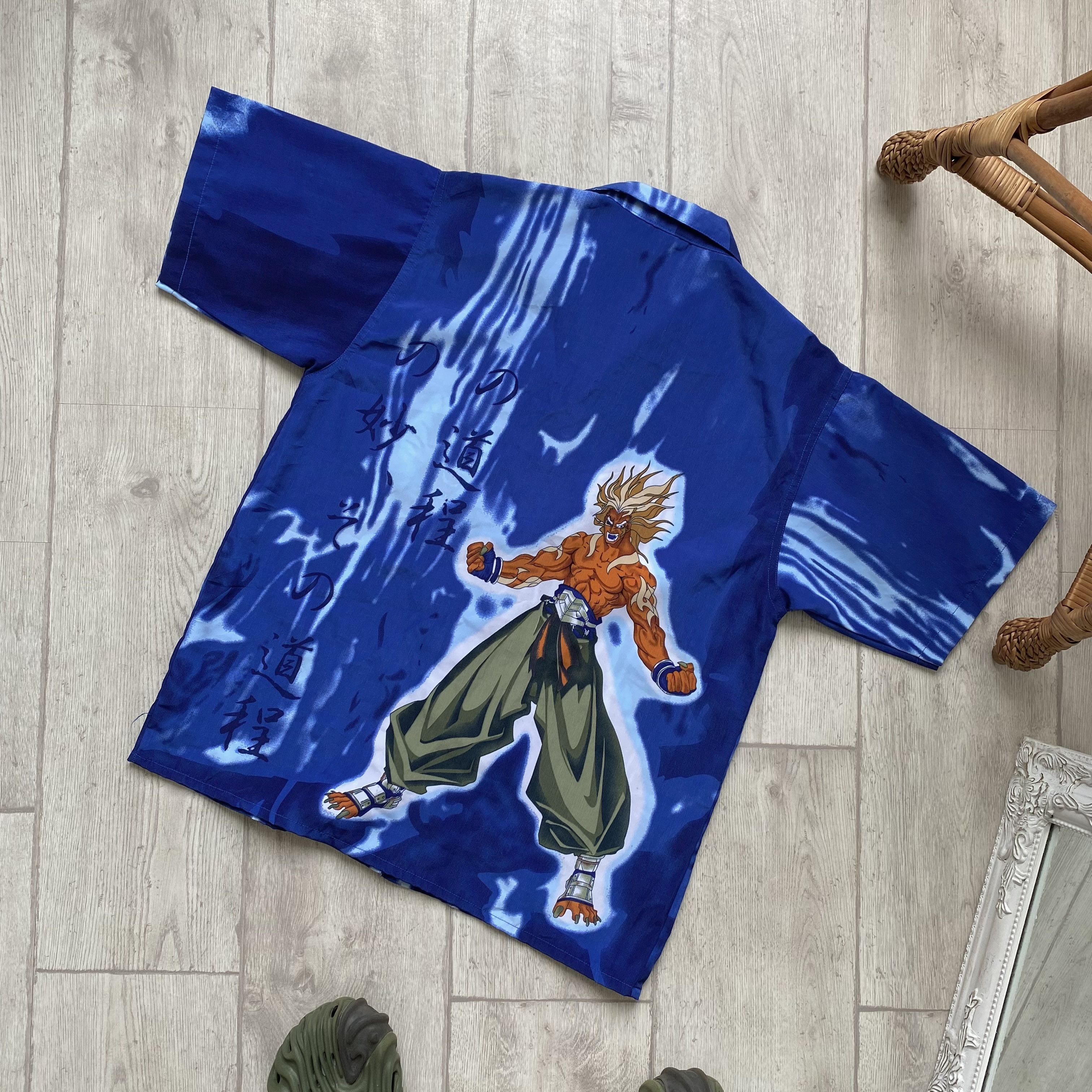 Anime 🈳 Vintage 90s Anima Japanese Crazy Shirt Hawaii big Logo Size US S / EU 44-46 / 1 - 7 Thumbnail