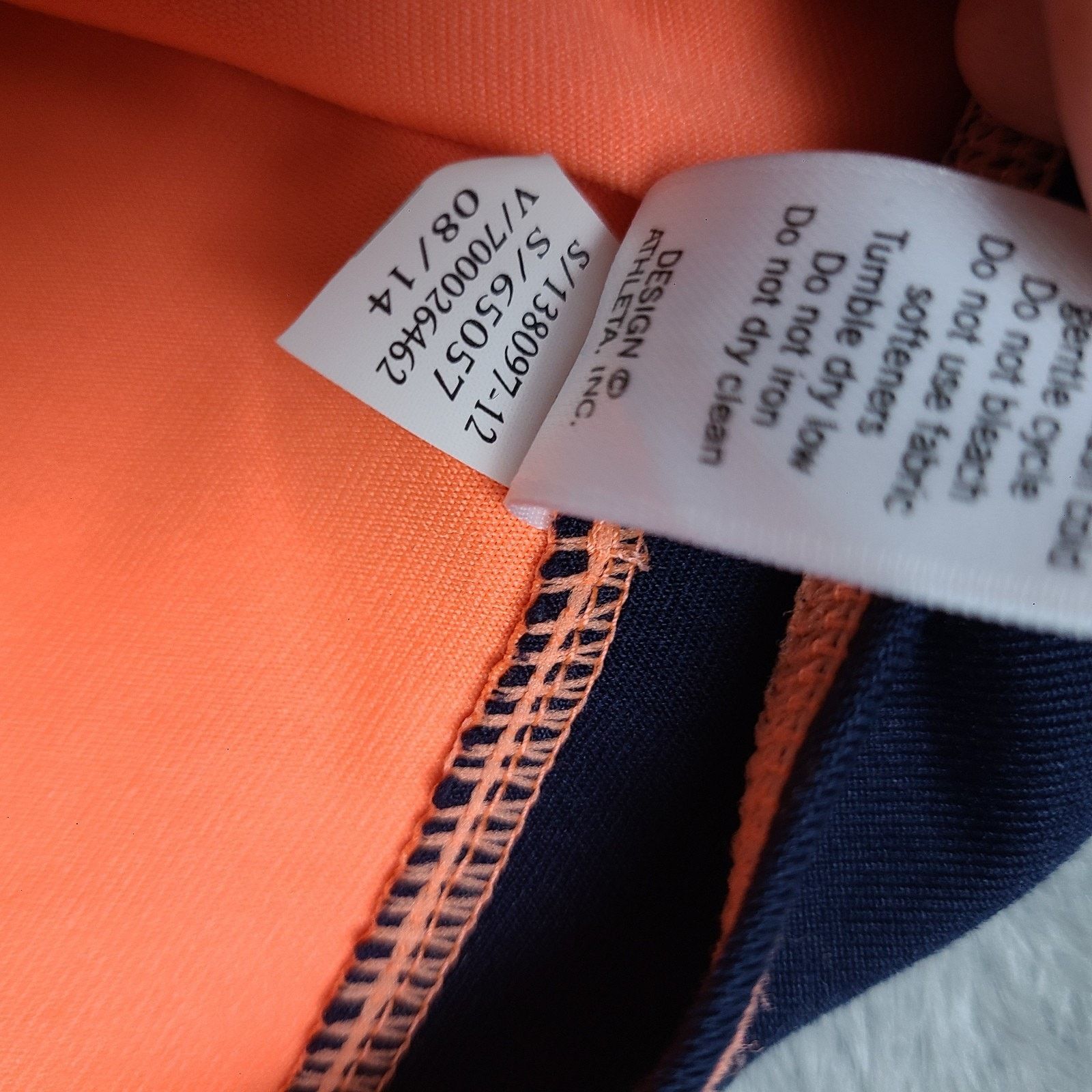 Athleta Athleta Running Wild Mix Crew, Cosmic Orange , Size Small Size S / US 4 / IT 40 - 7 Thumbnail