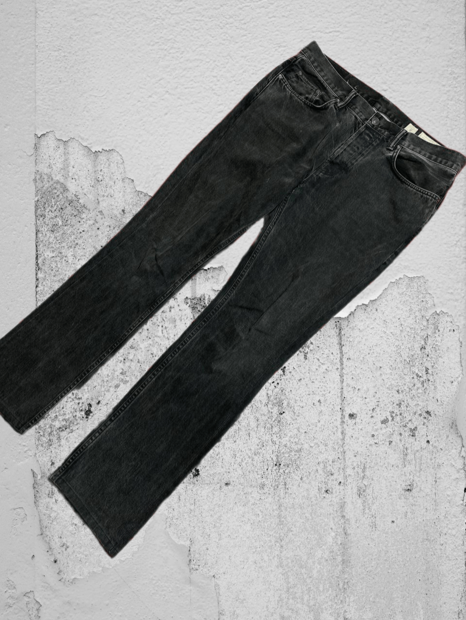 Allsaints × Vintage Allsaints Vintage Y2K Distressed Washed Slammer Jeans Size US 34 / EU 50 - 1 Thumbnail