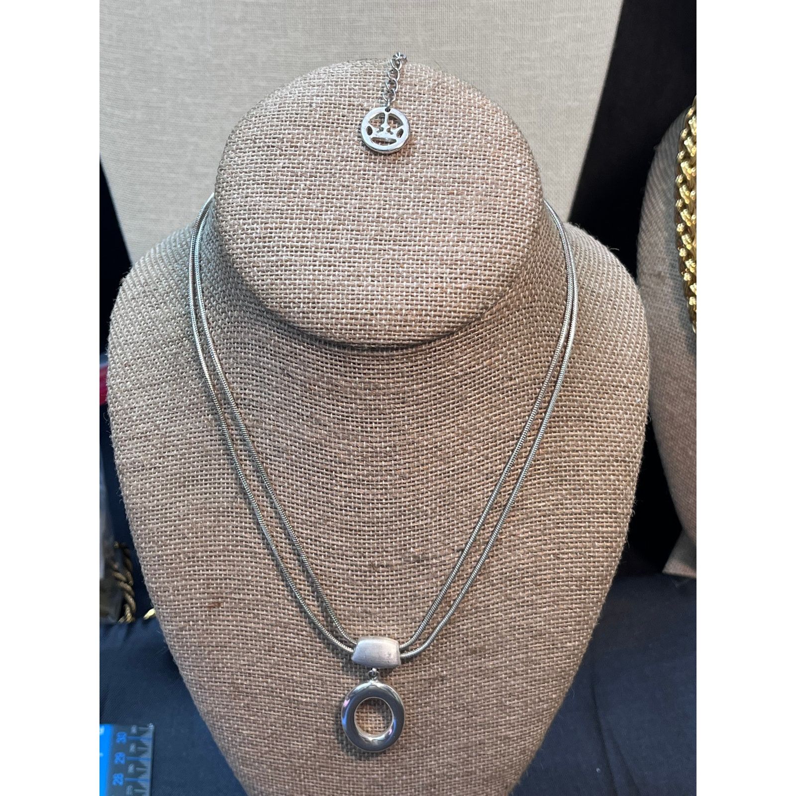 Other Spectacular Crown Trifari Multi Strand Necklace Silver Tone Size ONE SIZE - 3 Thumbnail