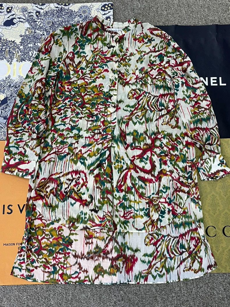 Dior Dior Colorful Print Shirt Top - dmc Size US M / EU 48-50 / 2 - 1 Thumbnail
