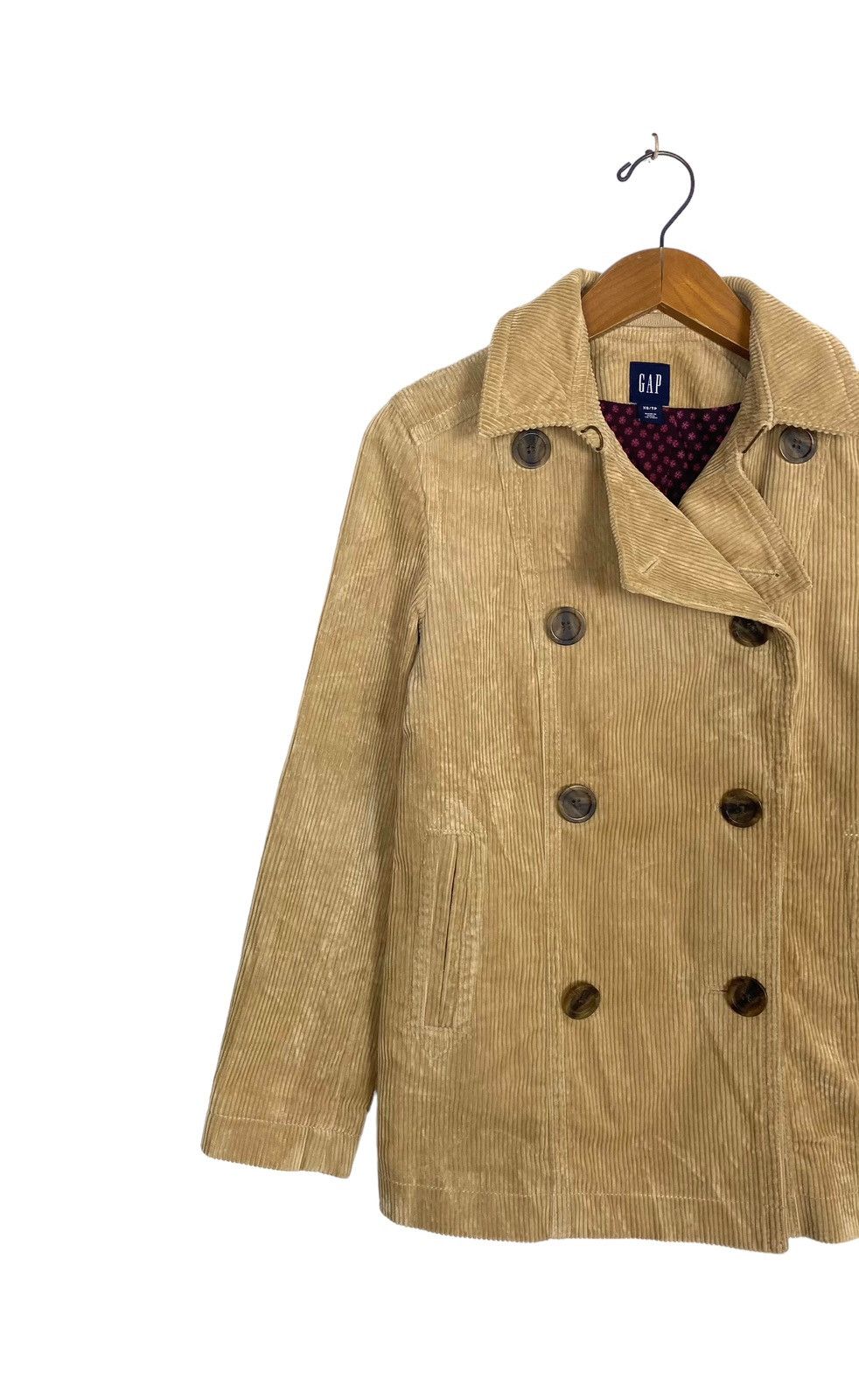 Gap Rare‼️ Gap Cotton Corduroy Double Breasted Jacket Size XS / US 0-2 / IT 36-38 - 2 Thumbnail