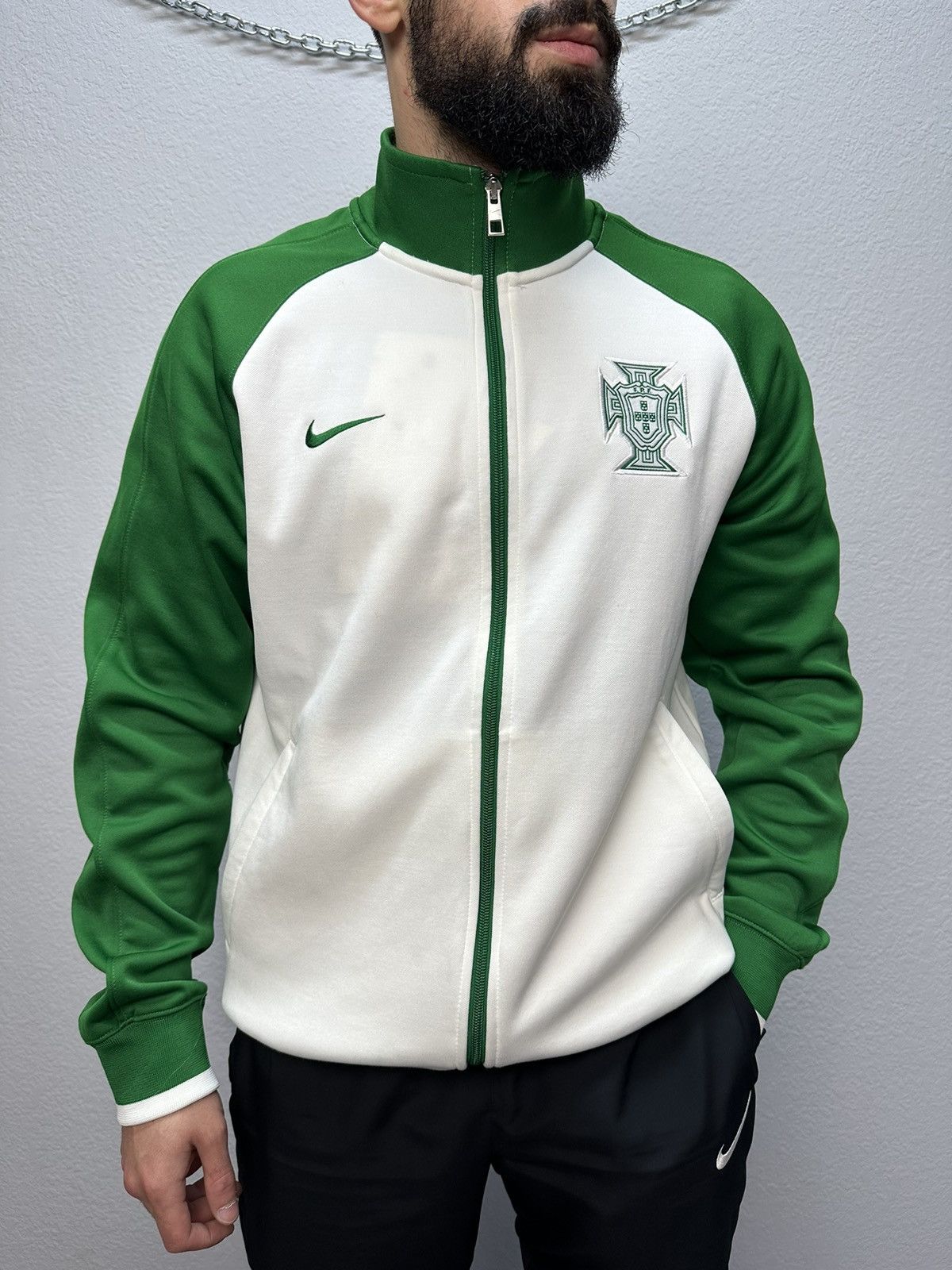 Vintage Nike Portugal Blokecore Track Jacket Full Zip Y2K