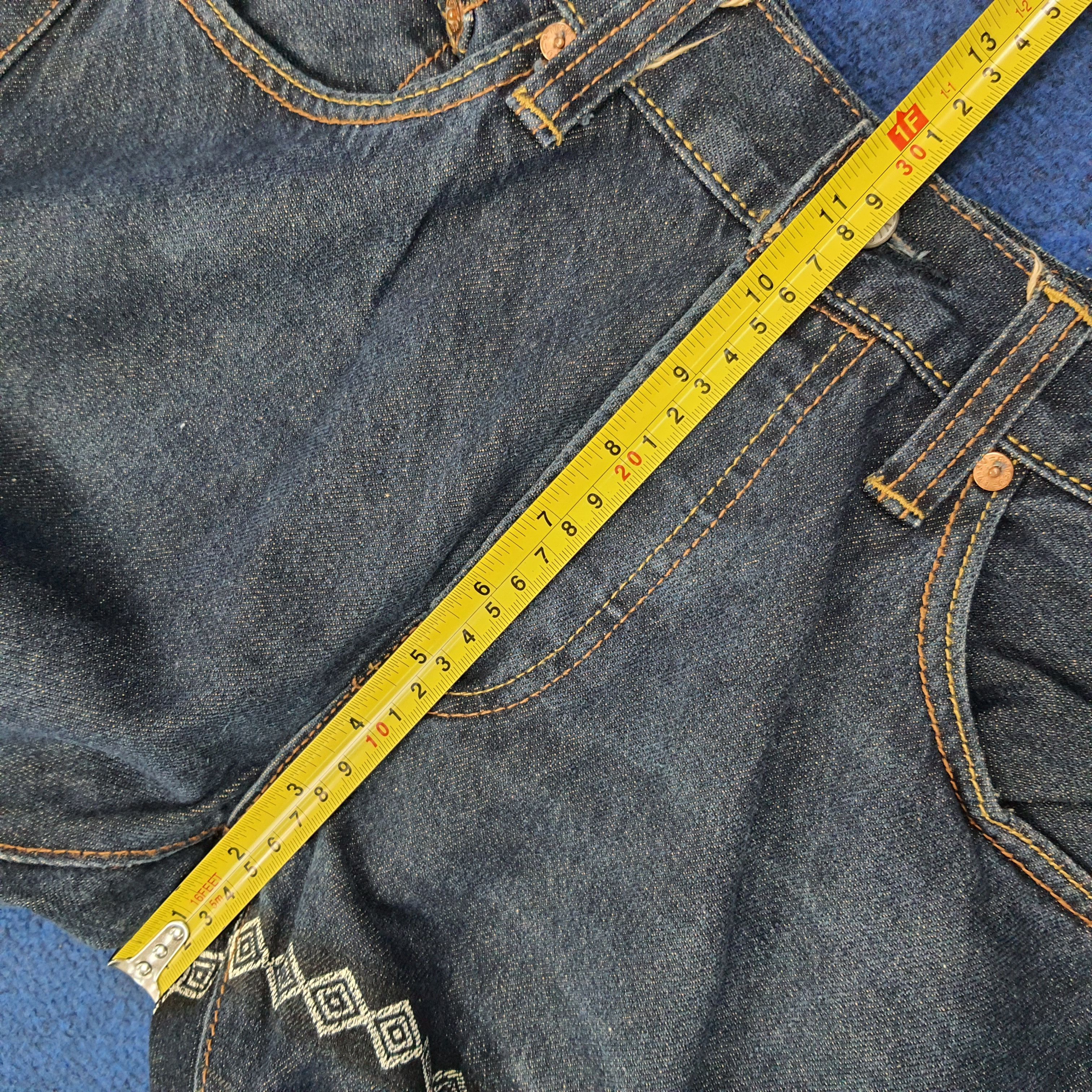 Japanese Brand Vintage Evisu Selvedge Japan Custom Daicock Jeans C244N11 Size US 32 / EU 48 - 16 Thumbnail