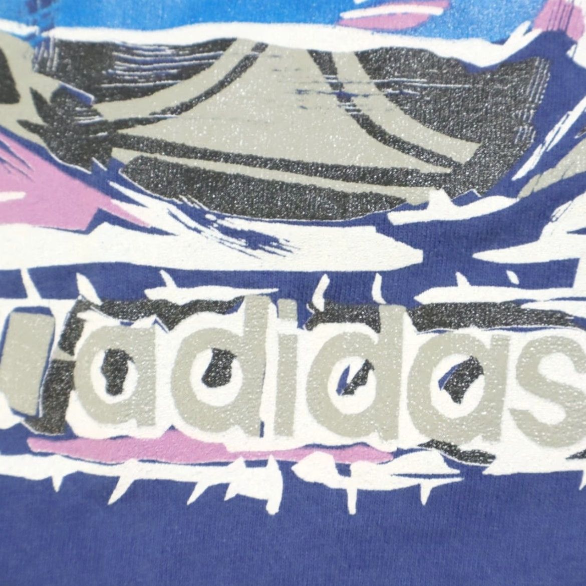 Adidas VINTAGE Adidas Soccer T-Shirt Blue Men's M Wrap Around Solid Shirt Size US M / EU 48-50 / 2 - 6 Thumbnail