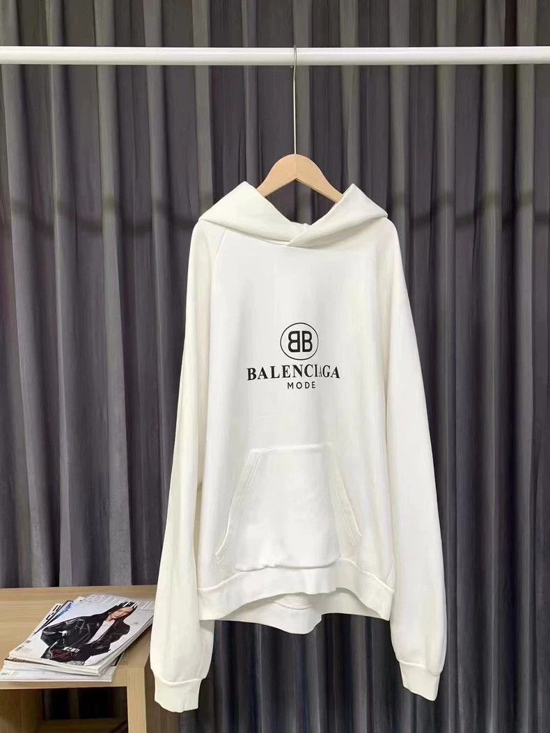 Balenciaga Balenciaga Double B printed logo hoodie 2504-Nextarrow Size US XL / EU 56 / 4 - 2 Thumbnail