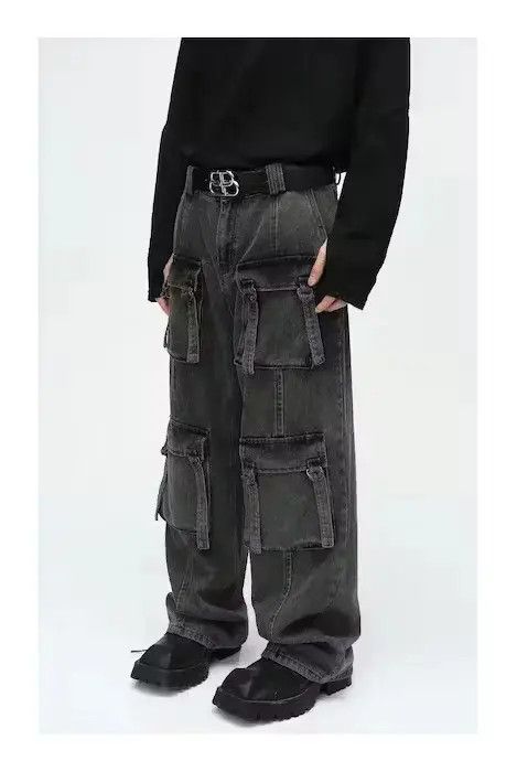 Japanese Brand × Jean Multi Pockets Cargo Baggy jeans Size US 30 / EU 46 - 2 Thumbnail