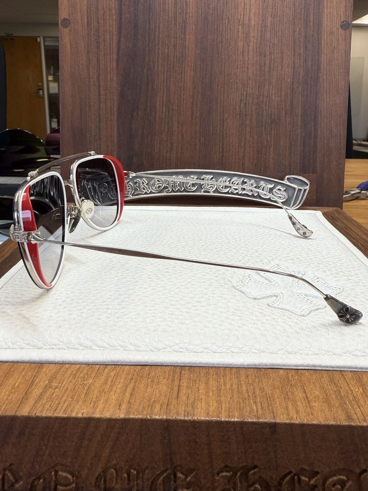 Chrome Hearts Chrome Hearts Whisker Biscuit Sunglasses Size ONE SIZE - 4 Thumbnail
