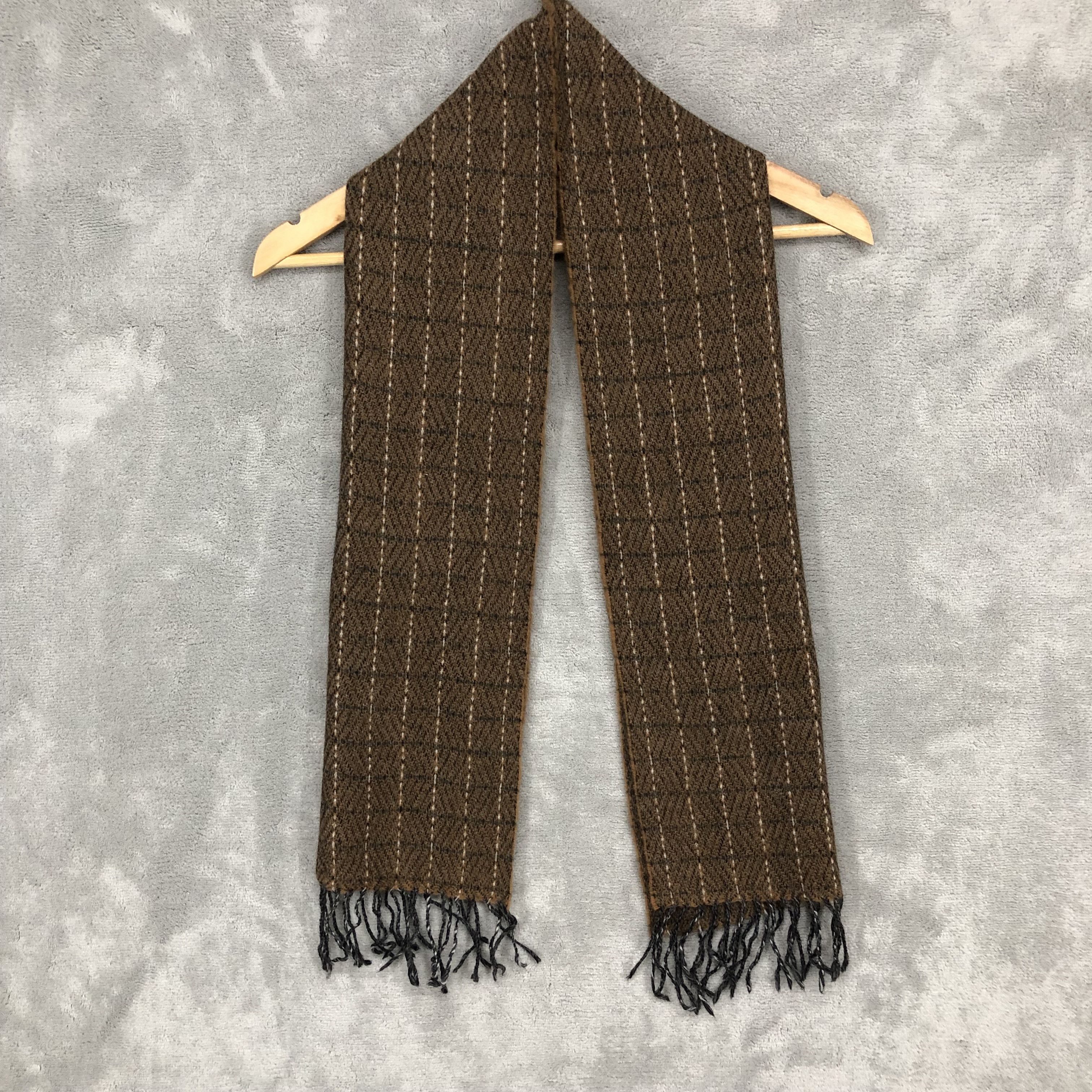 Pierre Balmain Pierre Balmain Wool Scarf Muffler Neck Scarf Size ONE SIZE - 3 Thumbnail