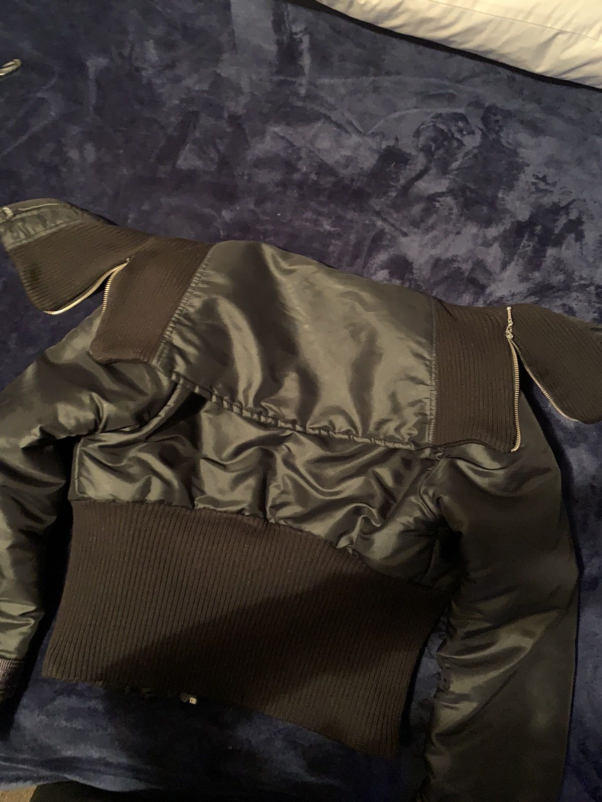 Other Women’s Archive Avant Garde Bomber Jacket Streetwear Fashion Size L / US 10 / IT 46 - 9 Thumbnail