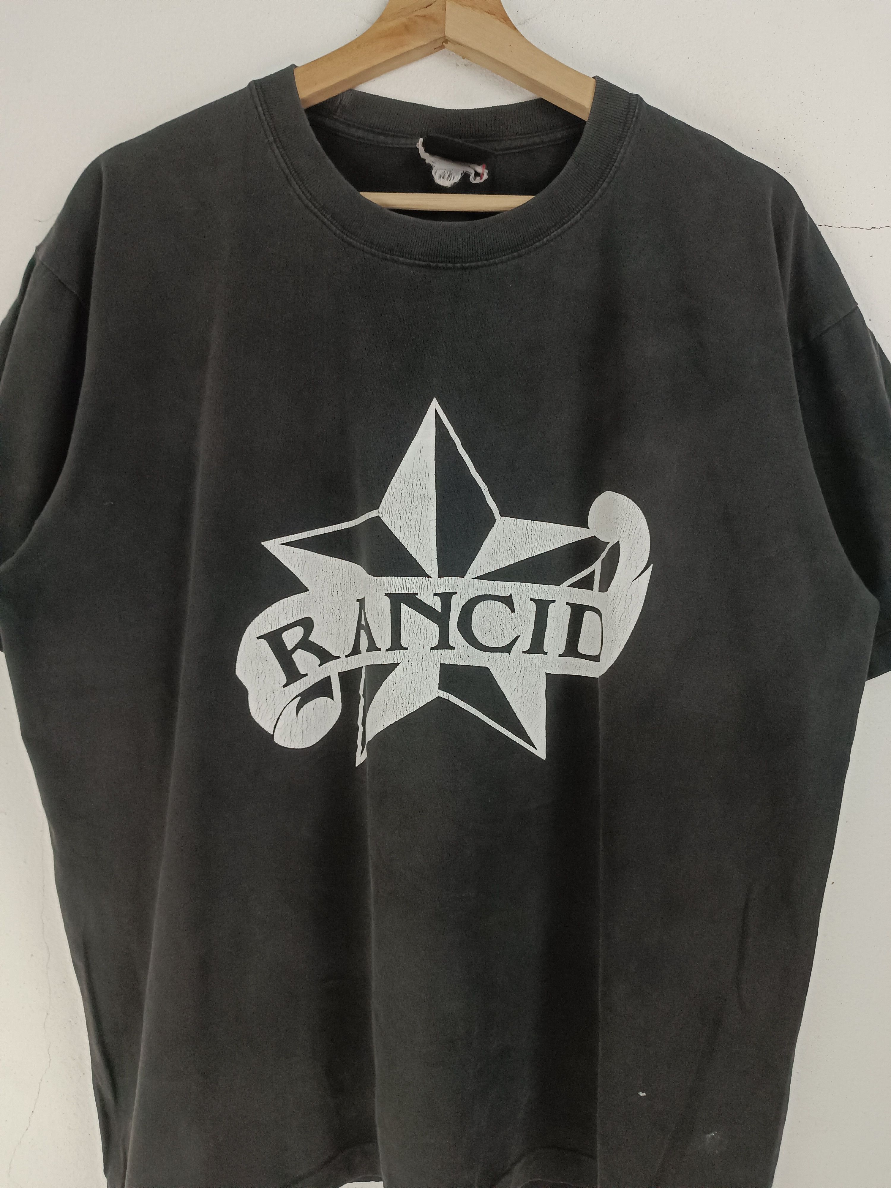 Vintage VINTAGE 90'S RANCID PUNK LOGO VERY RARE ramones ska Size US XL / EU 56 / 4 - 8 Thumbnail
