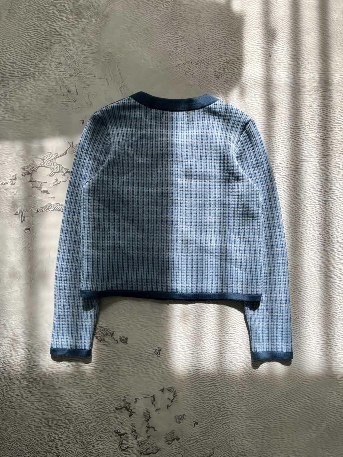 Other OLEANA Women’s Poised Plaid Merino Wool Cardigan Size M Size M / US 6-8 / IT 42-44 - 7 Thumbnail