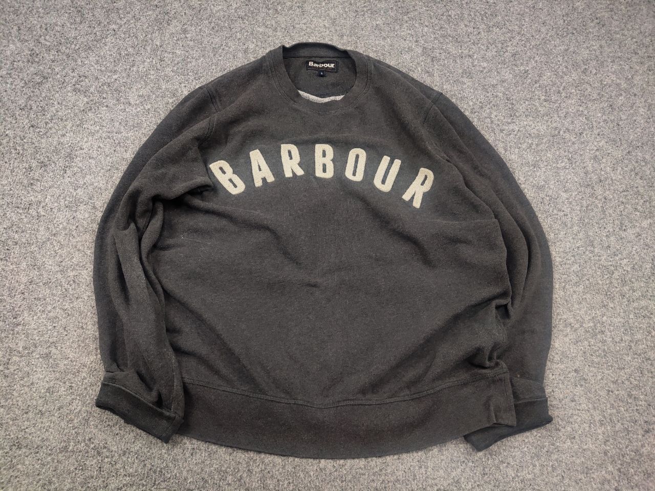 Barbour Barbour prep logo crew neck Dark sweatshirt Vintage Style Size US S / EU 44-46 / 1 - 3 Thumbnail