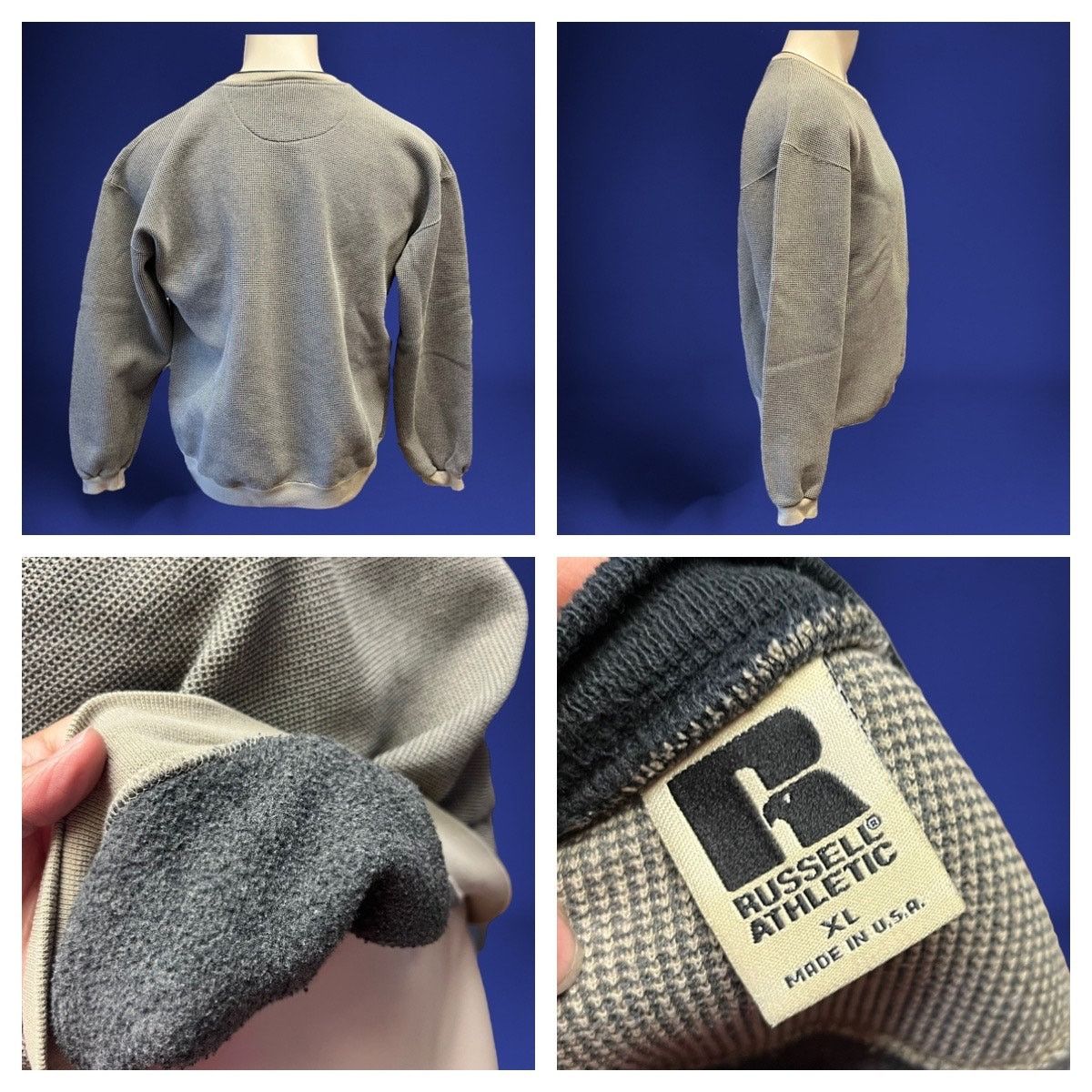 Russell Athletic 2 Russell Athletic Fleece Lined V Neck Thermal Sweater XL Size US XL / EU 56 / 4 - 11 Thumbnail