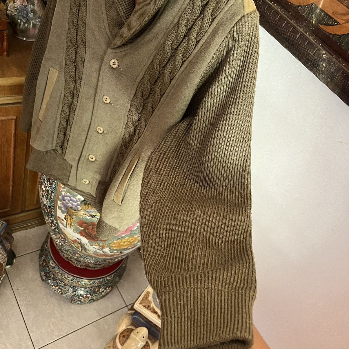 Vintage Vintage Rome 3D Cable Knit Jacket Size US M / EU 48-50 / 2 - 3 Thumbnail