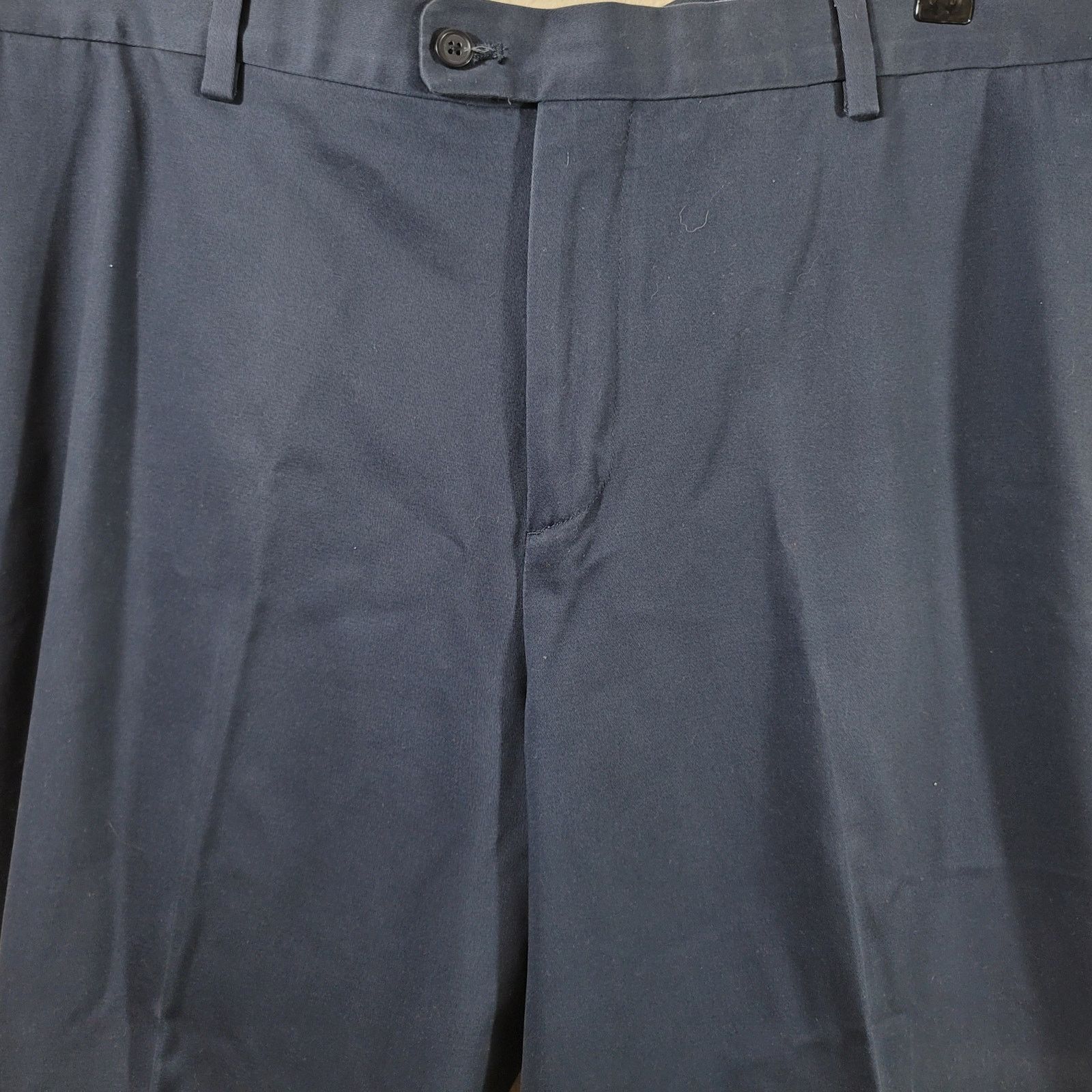 Kirkland Signature Kirkland Navy Blue Flat Front Dress Pants 40 Straight Leg Size US 40 / EU 56 - 6 Thumbnail