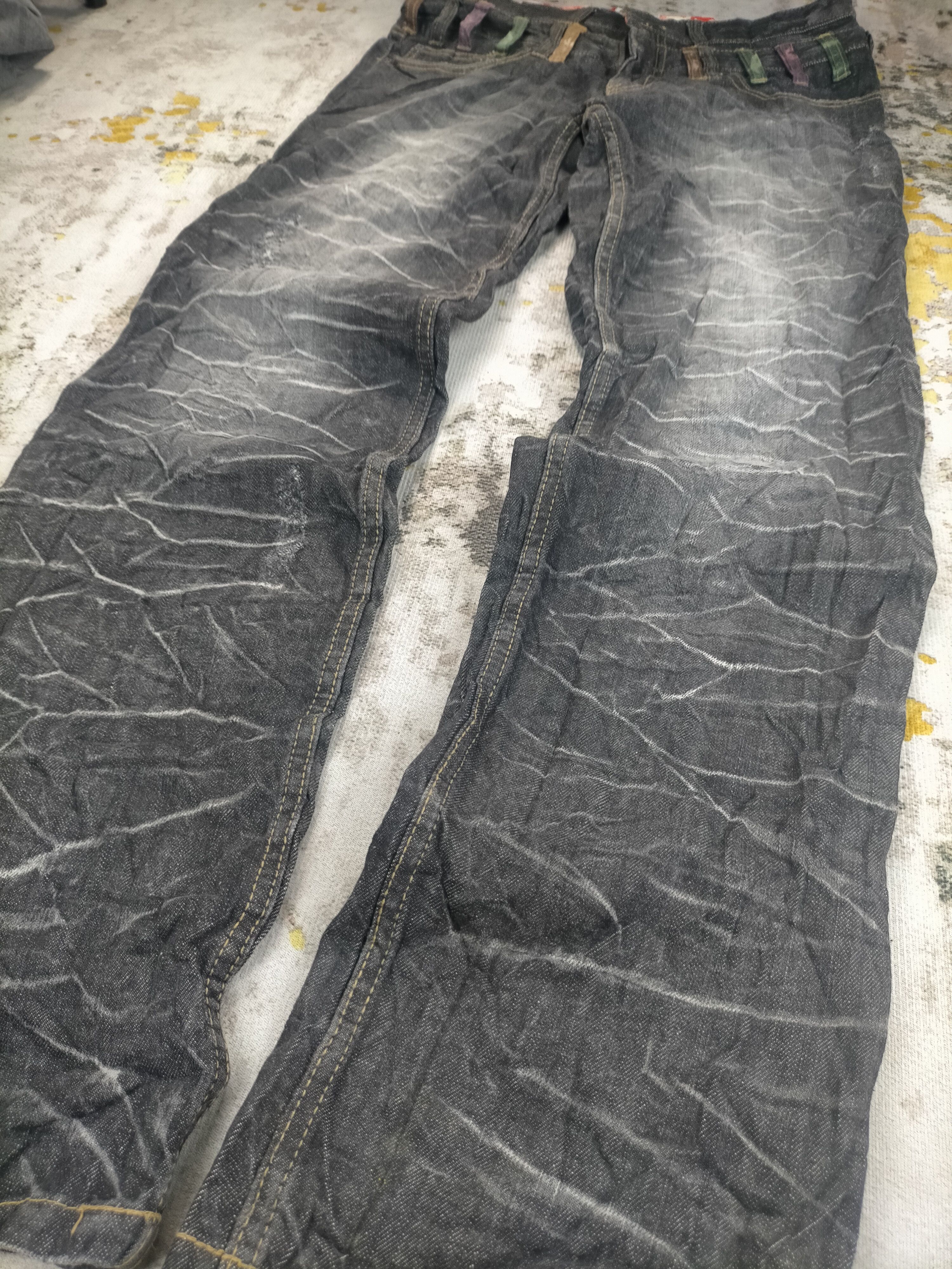 Hysteric Glamour Vintage Nylaus Clawmark Washed Distressed Jeans Size US 30 / EU 46 - 3 Thumbnail