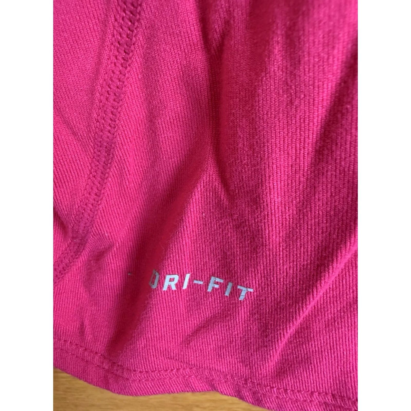 Nike Nike Fit-Dri Womens L 1/4 Zip Pullover Hot Pink Running Yoga Hiking Size L / US 10 / IT 46 - 7 Thumbnail