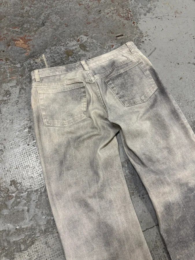 Roberto Cavalli 1990s Roberto Cavalli Angels Renaissance Grey Pants Size US 32 / EU 48 - 8 Thumbnail