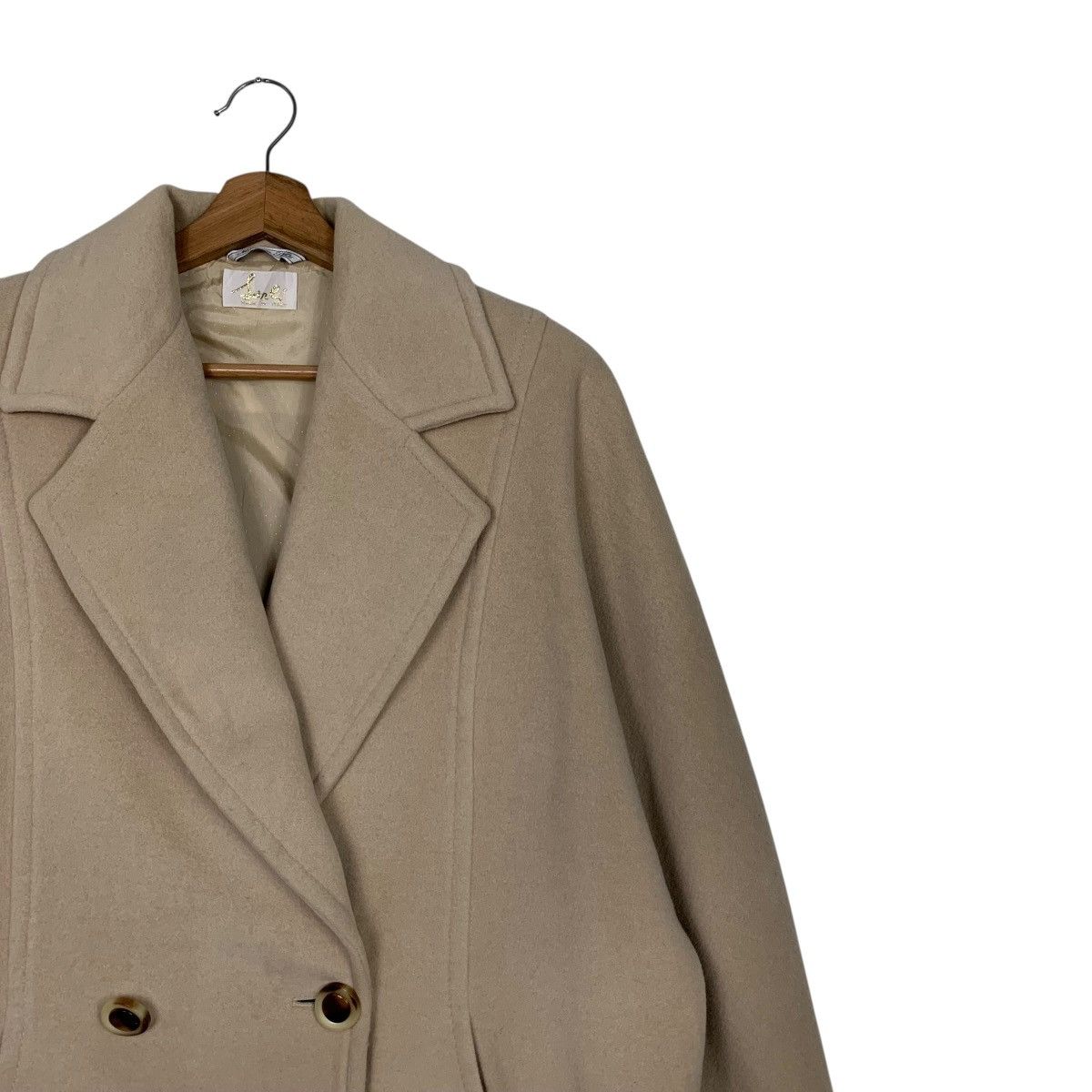 Other Vintage JENNI Double Breast Wool Blend Coat #2926-C132 Size L / US 10 / IT 46 - 5 Thumbnail