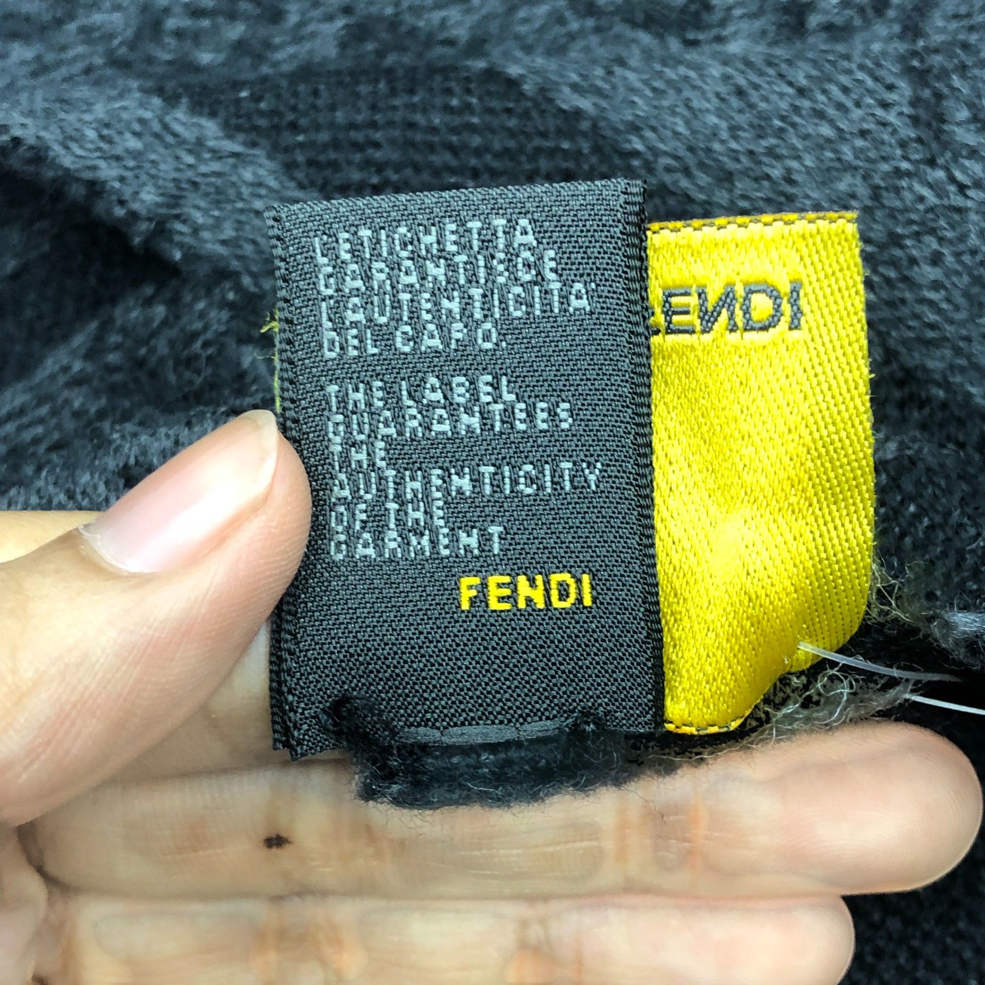 Fendi Vintage Fendi Scarf Muffler Wool FF Zucca Monogram Scarves Size ONE SIZE - 8 Thumbnail