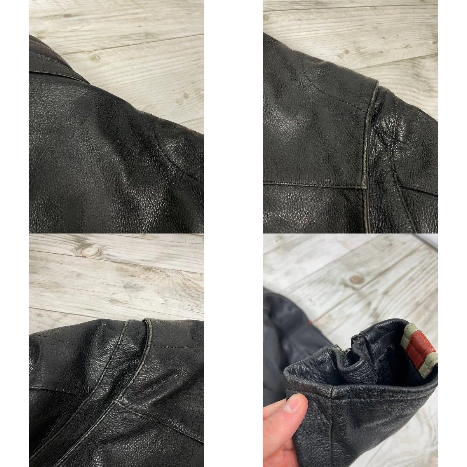 Harley Davidson VINTAGE Harley-Davidson Jacket Harley-Davidson Motorcycle Leather Jacket Biker 2XL Black Mens 90s Vintage Jacket Size US XXL / EU 58 / 5 - 9 Thumbnail