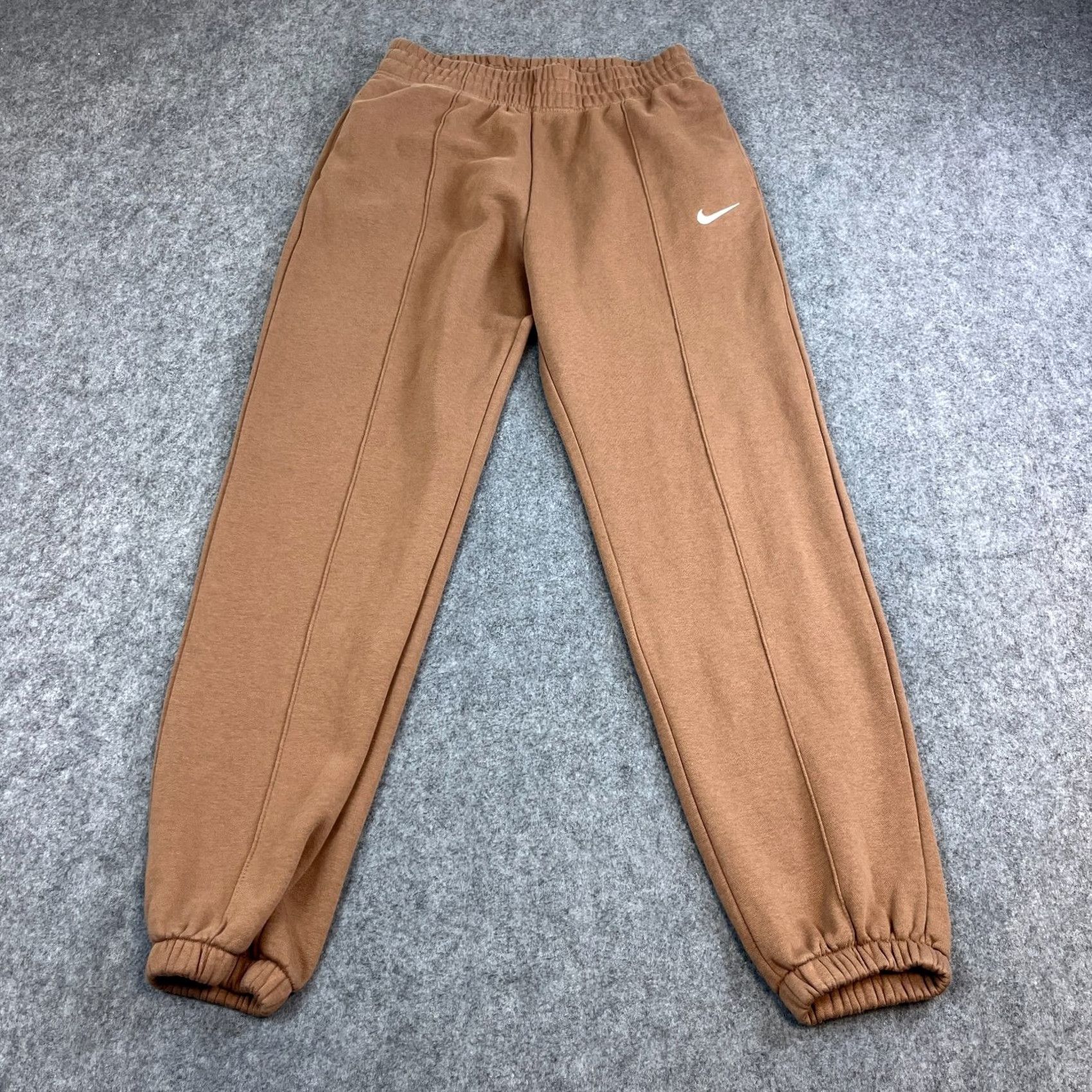Nike Nike Mens Joggers Sweatpants Slim Fit Brown Trousers Casual Pockets Size S - White Background? Size US 29 - 2 Thumbnail