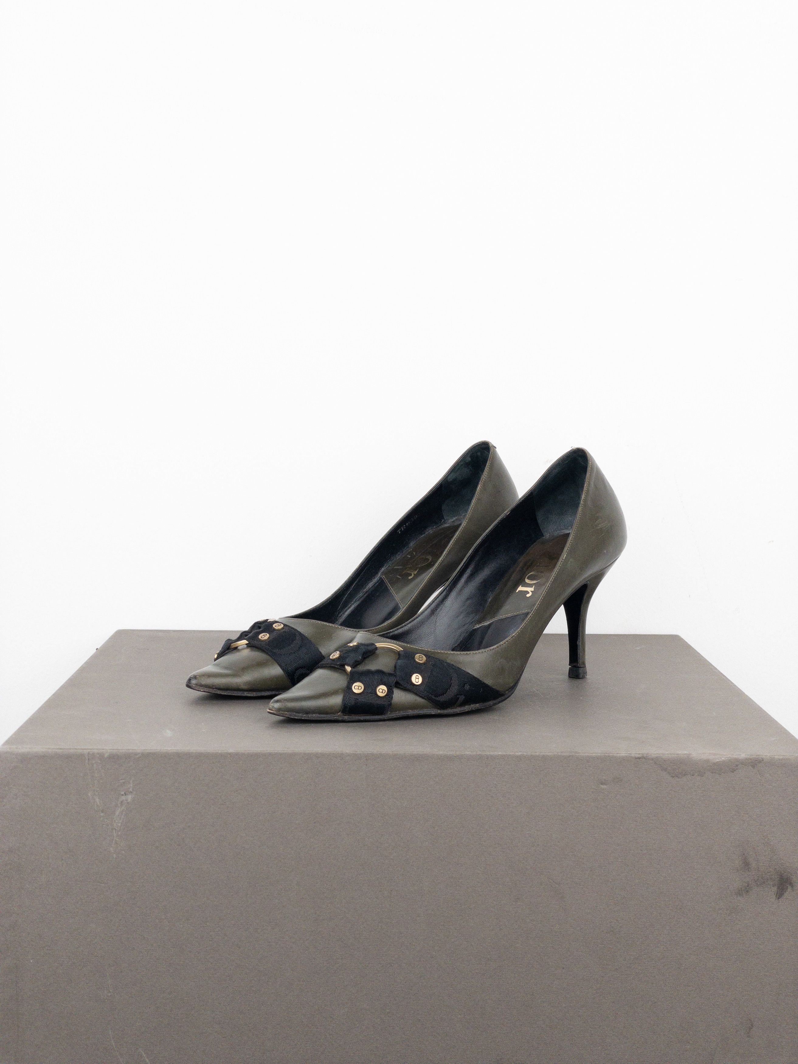 Dior Dior by Galliano AW04 Parachute Bondage Pump Heels Size US 7.5 / IT 37.5 - 1 Thumbnail