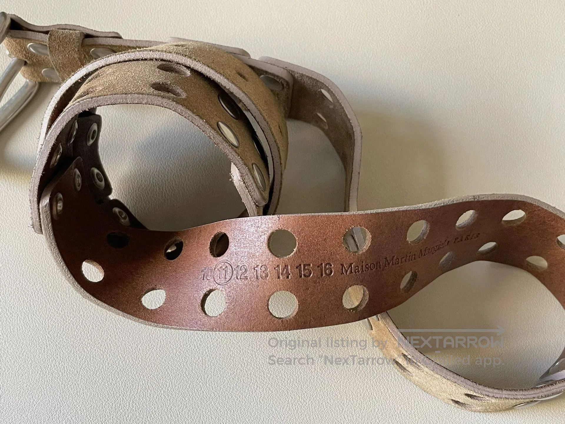 Maison Margiela Maison Martin Margiela Multi-Hole Belt. Size ONE SIZE - 3 Thumbnail