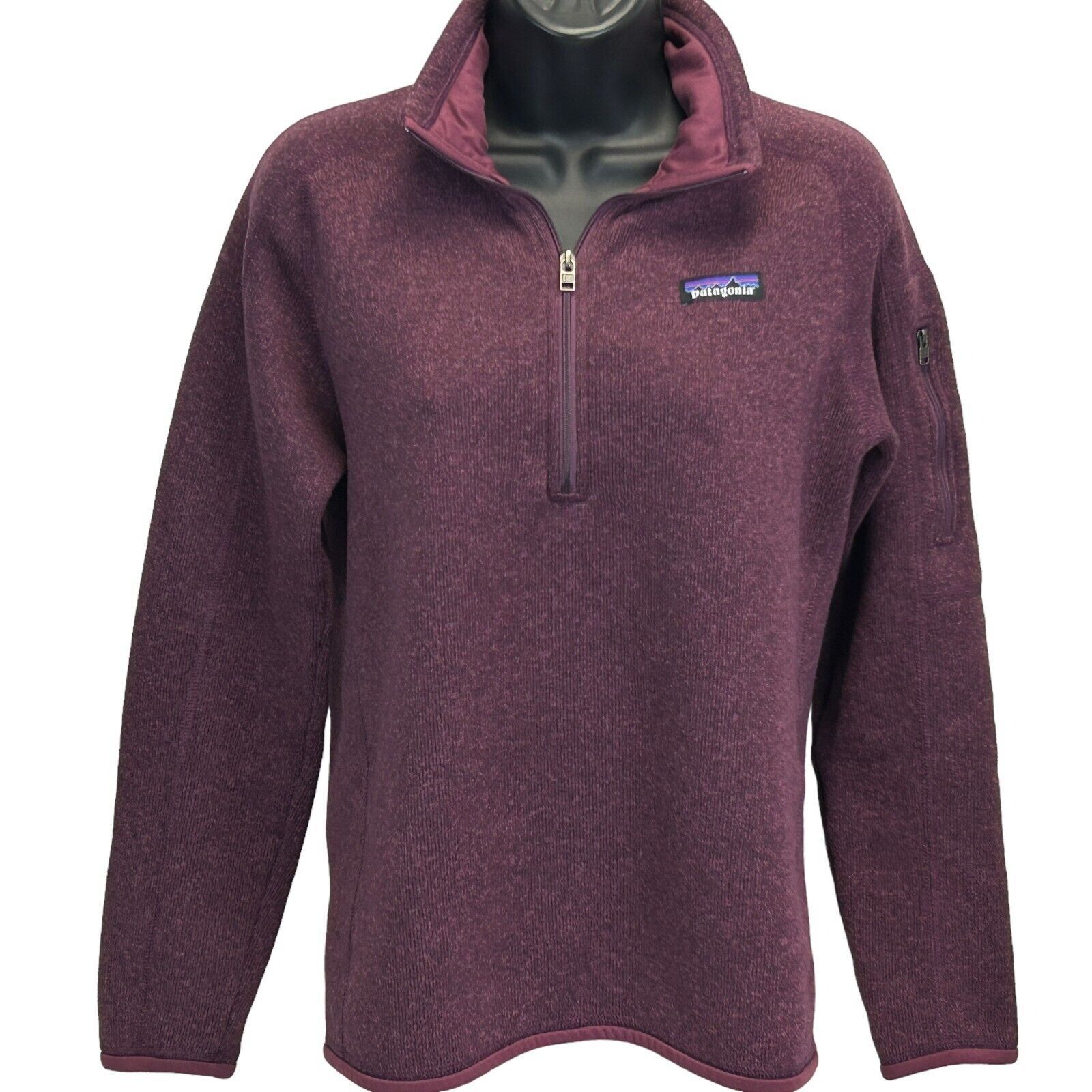 Patagonia Better Sweater Fleece Jacket size offers Maroon Medium Full Zip