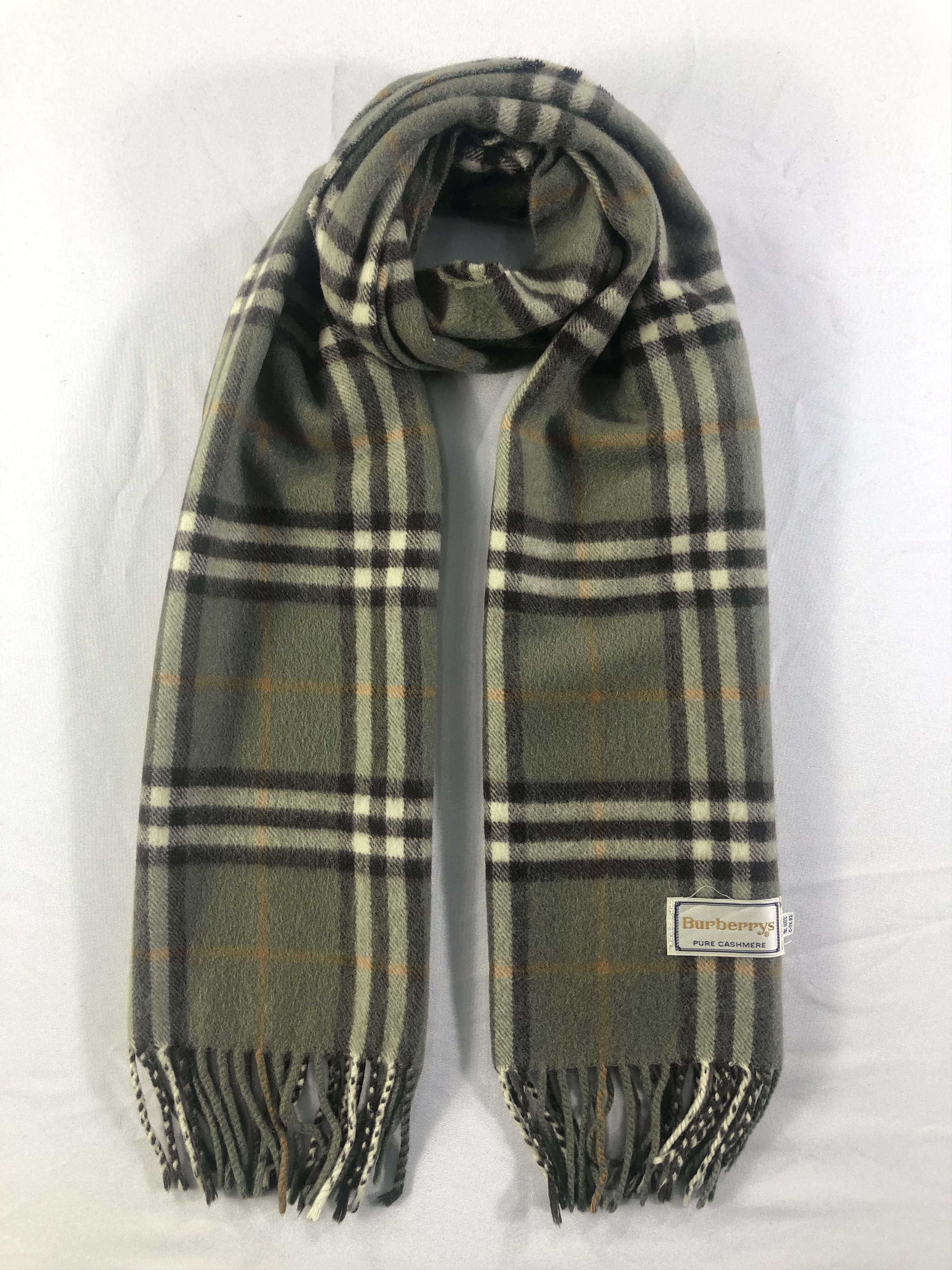 Burberry Burberry Pure Cashmere Scarf / Muffler / Neckwear Size ONE SIZE - 1 Thumbnail