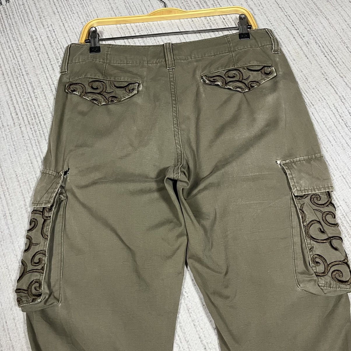 If Six Was Nine × Japanese Brand × Le Grande Bleu (L.G.B.) JapaneseBrand embroidery Army Cargo Pant Size US 34 / EU 50 - 7 Thumbnail