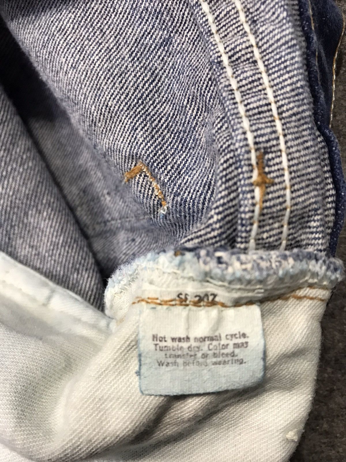 Levi's Vintage Clothing Levi's Strauss 80s 505 26505-0217 Talon Zip Denim Jeans Size 27" / US 4 / IT 40 - 13 Thumbnail