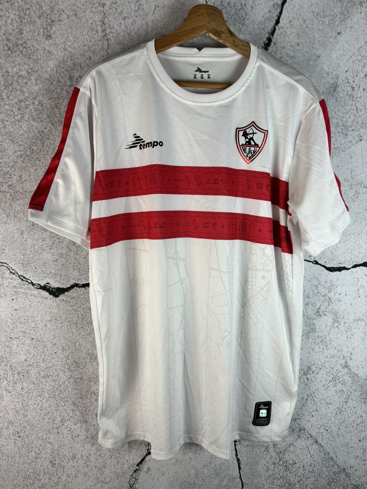 Other Zamalek Egypt Tempo shirt soccer football jersey Size US XL / EU 56 / 4 - 1 Thumbnail