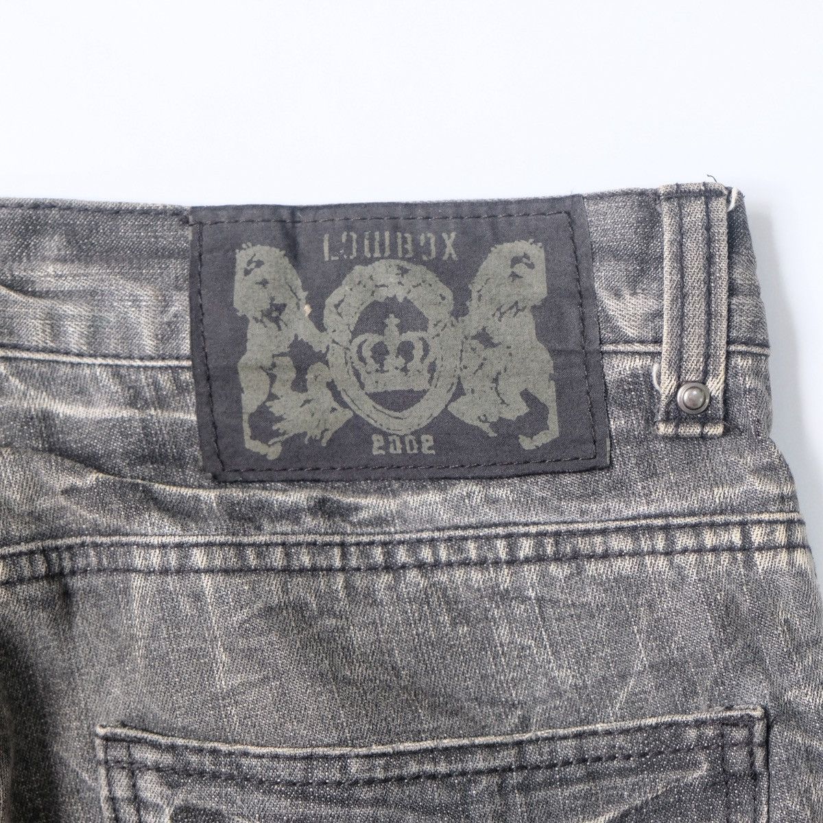 LOWBOX 2000’s Lowbox premium distressed flared jeans (japan) Size US 30 / EU 46 - 6 Thumbnail