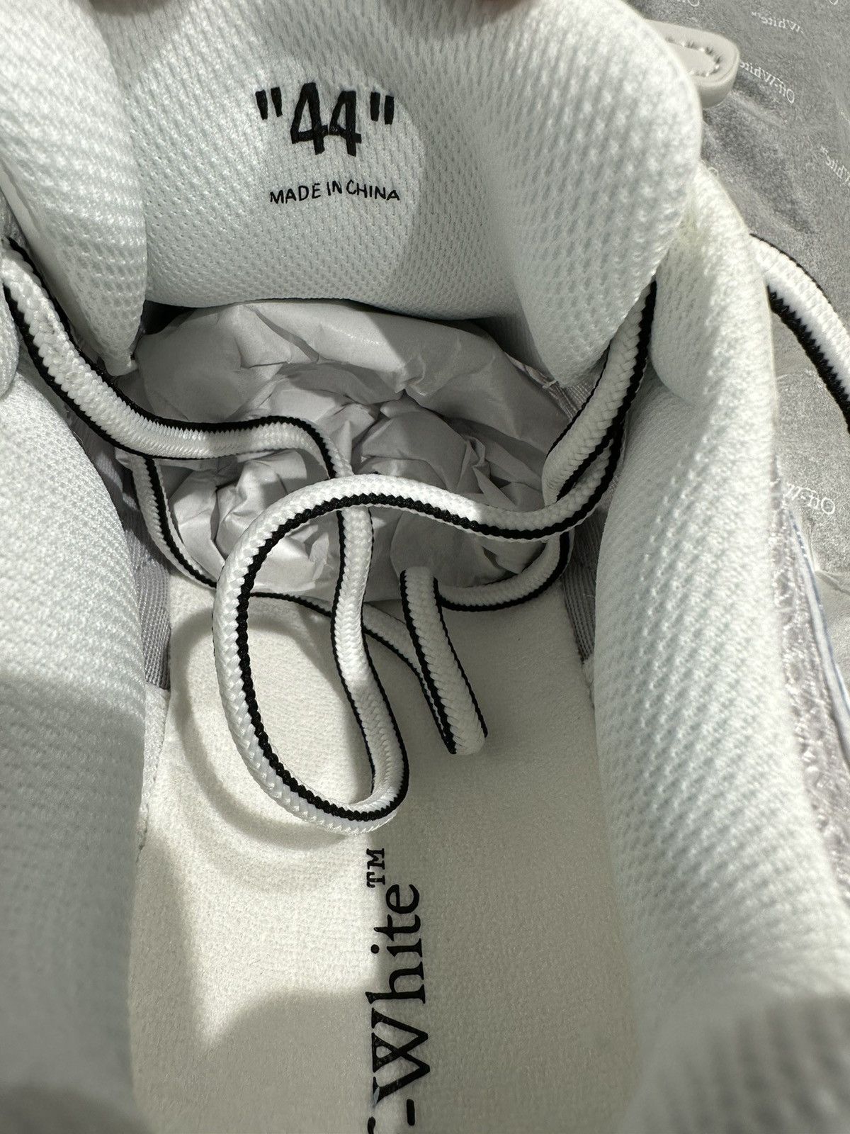 Off-White OFF-WHITE - Be Right Back Sneakers Light Blue Size US 11 / EU 44 - 7 Thumbnail